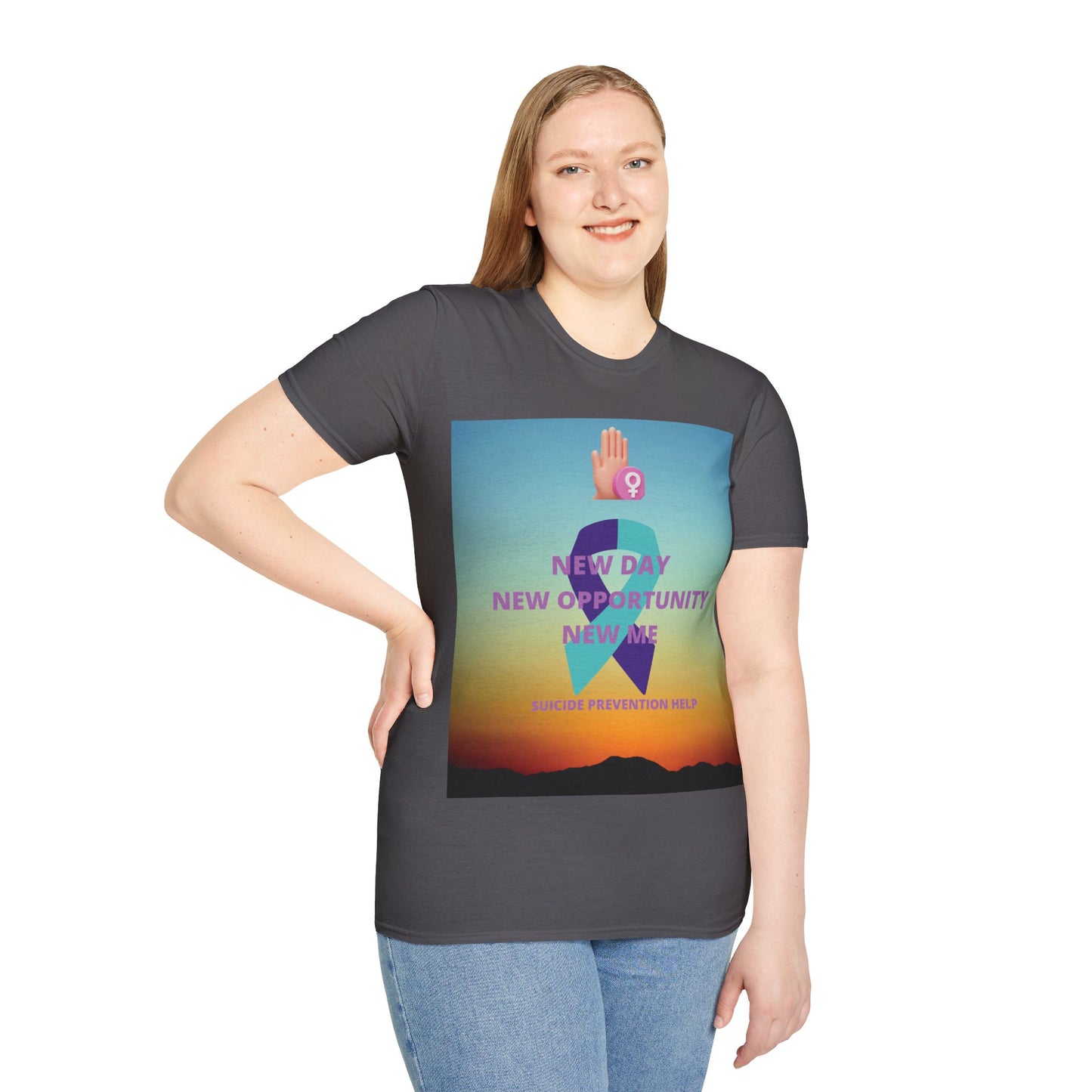 SUICIDE PREVENTION Unisex Softstyle T-Shirt