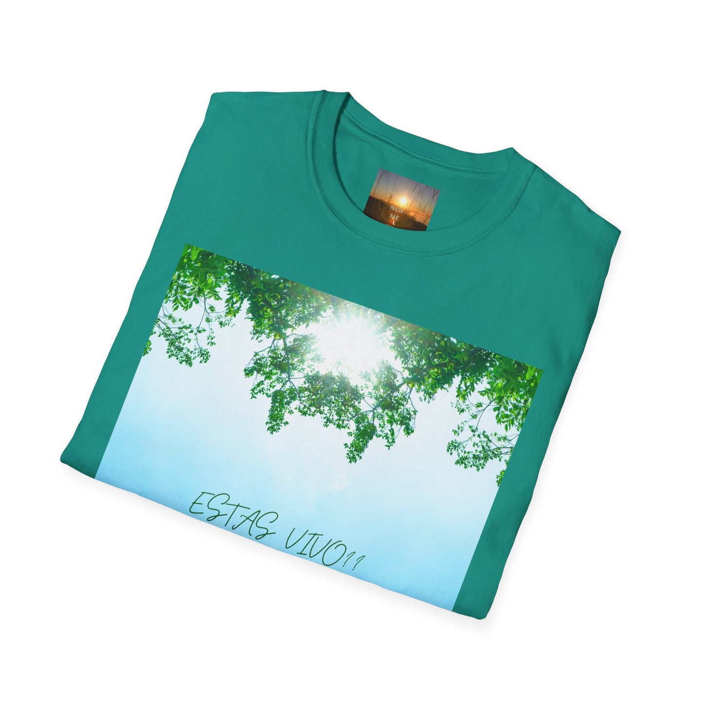 ESTAS VIVO? Serene Nature T-Shirt, Yoga Wear, Mindfulness Tee, Inspirational Shirt, Relaxation Gift, Unisex Summer Top