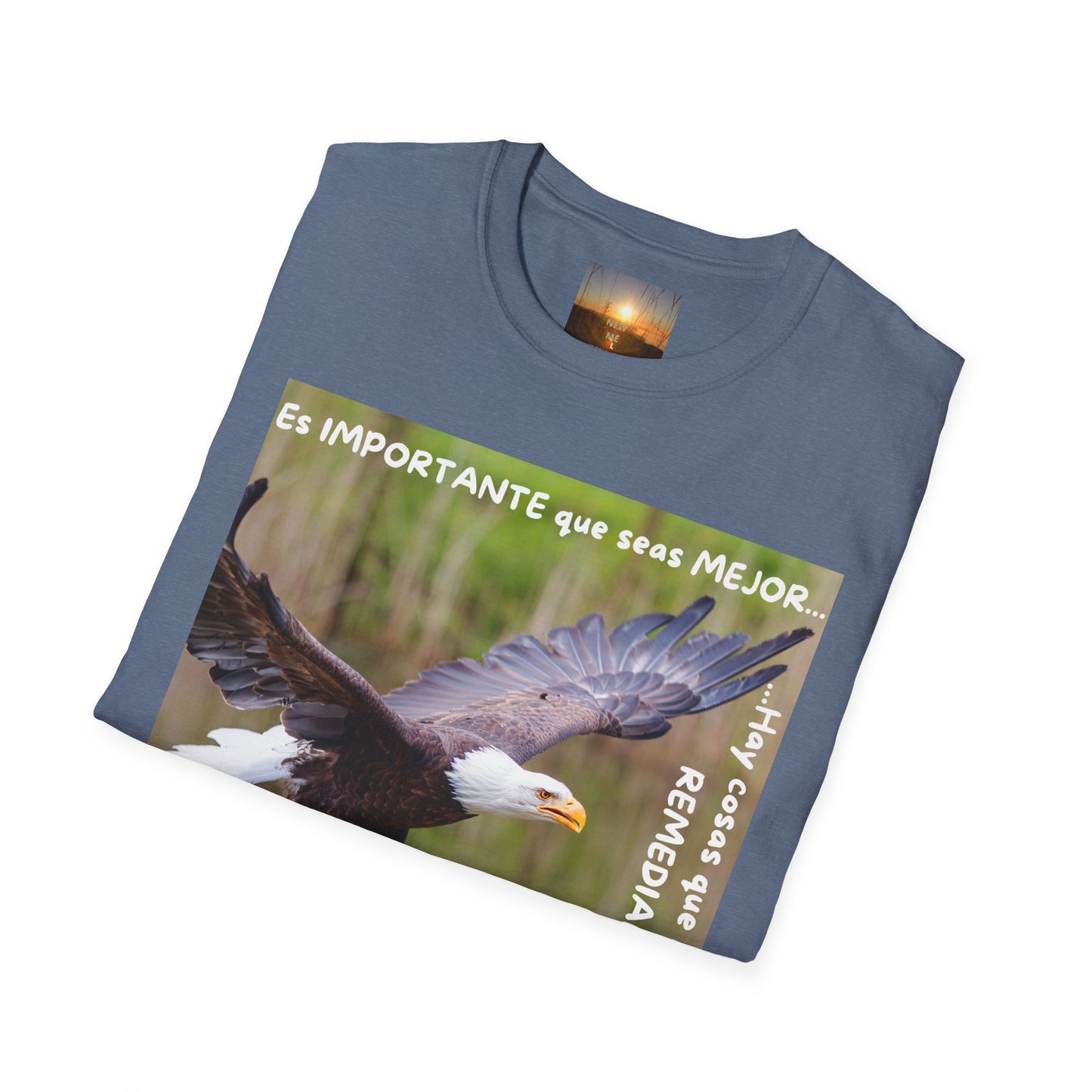 Puedes ser MEJOR Inspirational Eagle T-Shirt, Motivational Aviary Tee, Unisex Graphic Shirt, Perfect Gift for Nature Lovers