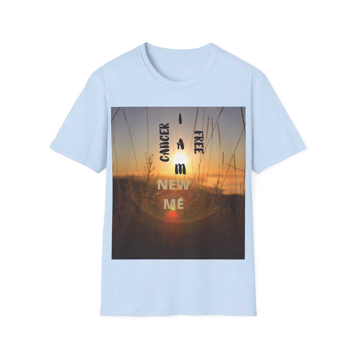 CANCER FREE I AM NEW ME Unisex Softstyle T-Shirt