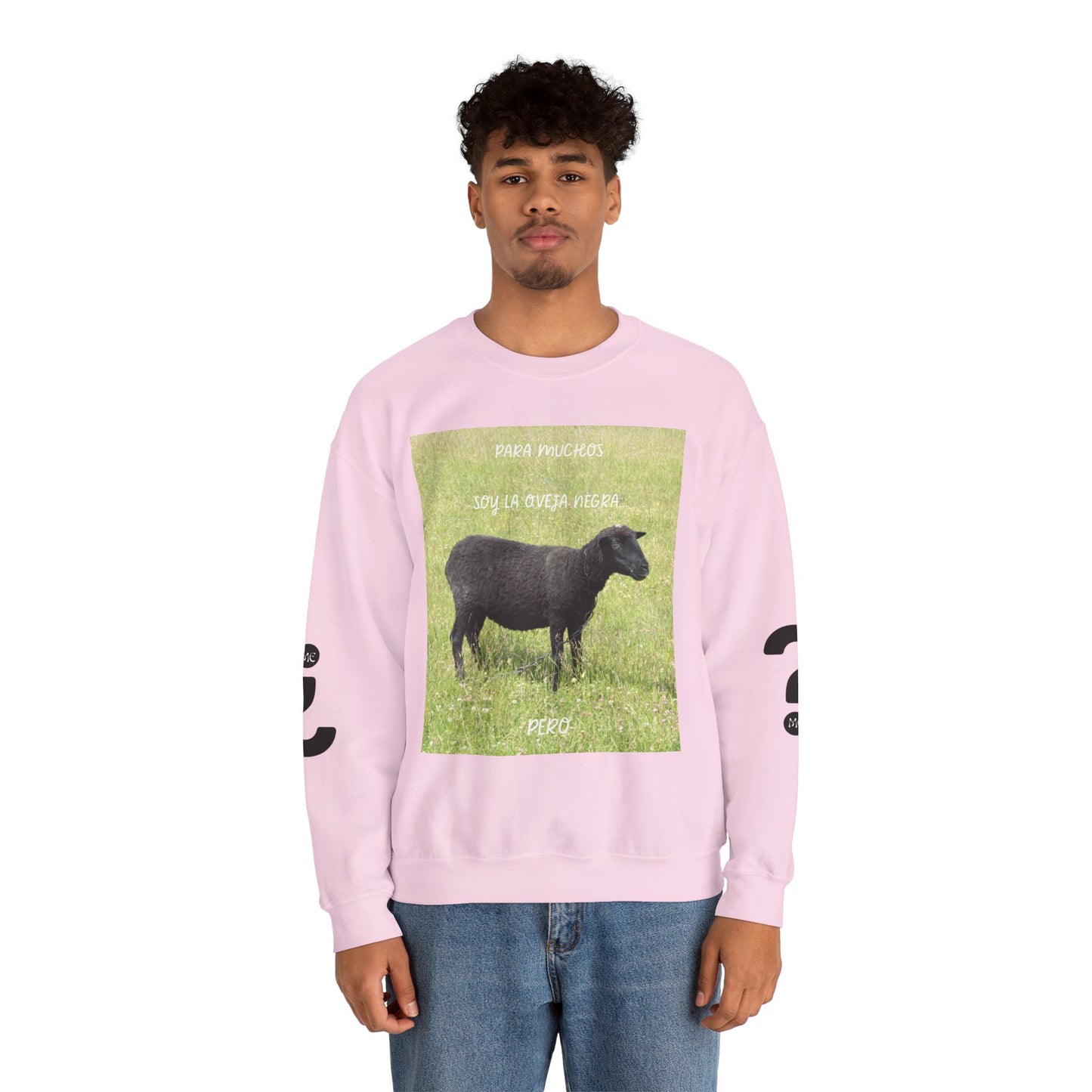 OVEJA NEGRA Crewneck Sweatshirt, Perfect Gift for Animal Lovers, Farmhouse Style, Pastoral Vibe, Ideal for Holidays