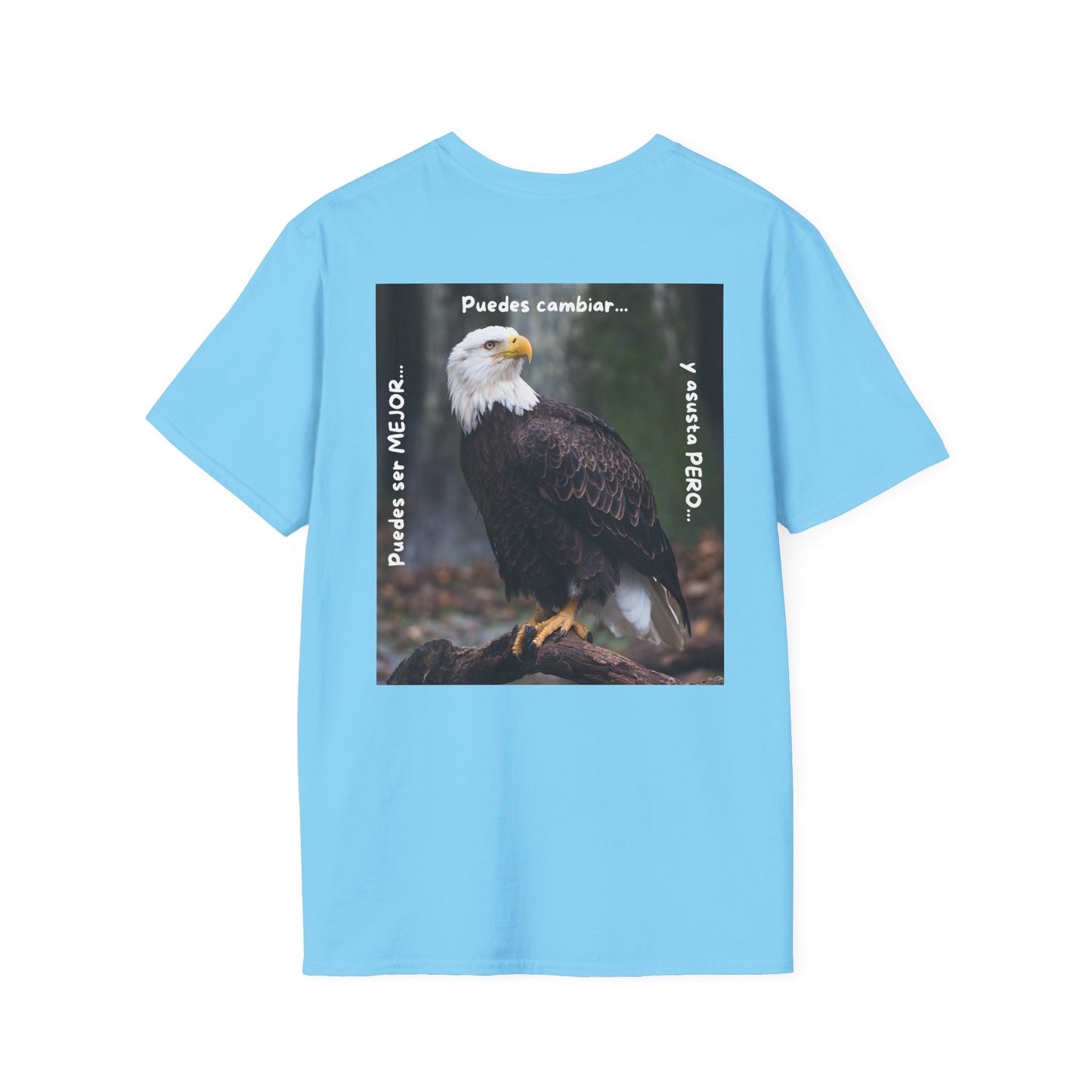 Puedes ser MEJOR Inspirational Eagle T-Shirt, Motivational Aviary Tee, Unisex Graphic Shirt, Perfect Gift for Nature Lovers