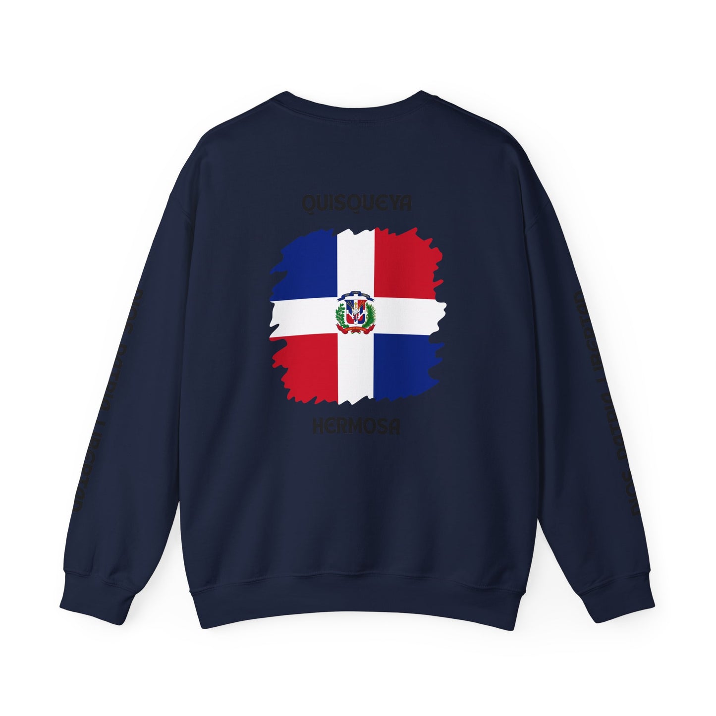 QUISQUEYA HERMOSA Tropical Paradise Sweatshirt - Dios Patria Libertad, Quisqueya Hermosa, Dominican Republic Gift, Beach Vibes, Unisex Crewneck