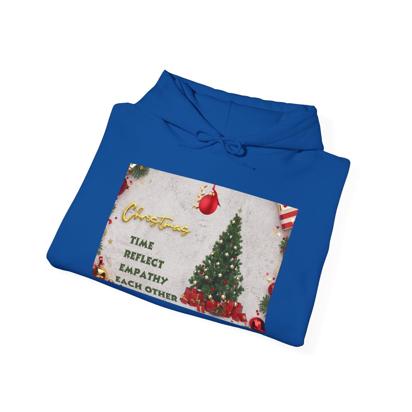 Christmas Vibe Hoodie, Festive Sweatshirt for Holiday Celebrations, Cozy Gift for Friends and Family, Unisex Winter Wear, Reflect Empathy