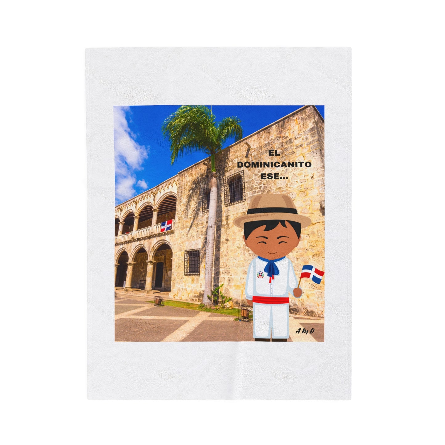 EL DOMINICANITO ESE Velveteen Plush Blanket