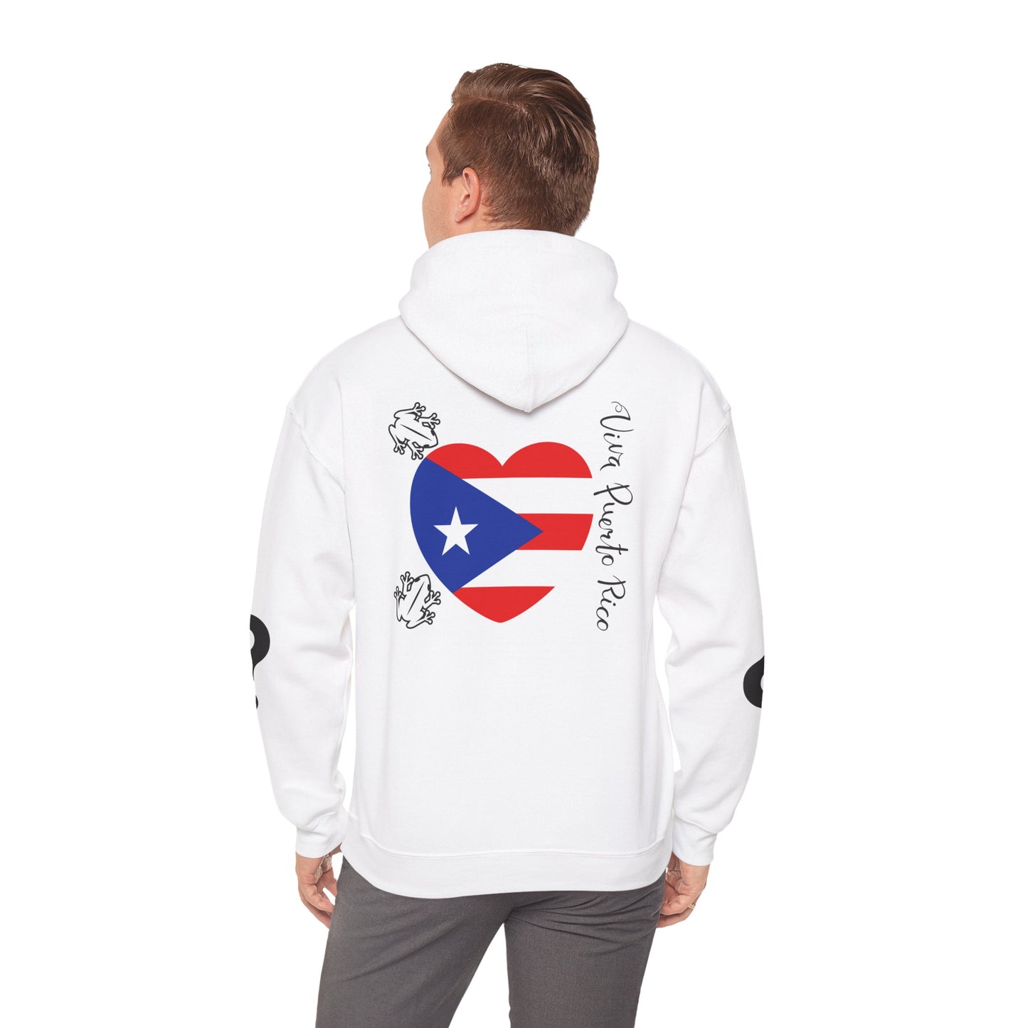 Puerto Rico Love Hooded Sweatshirt, Beach Vibes Sweatshirt, Unisex Vacation Hoodie, Island Life Apparel, Tropical Gift for Travelers