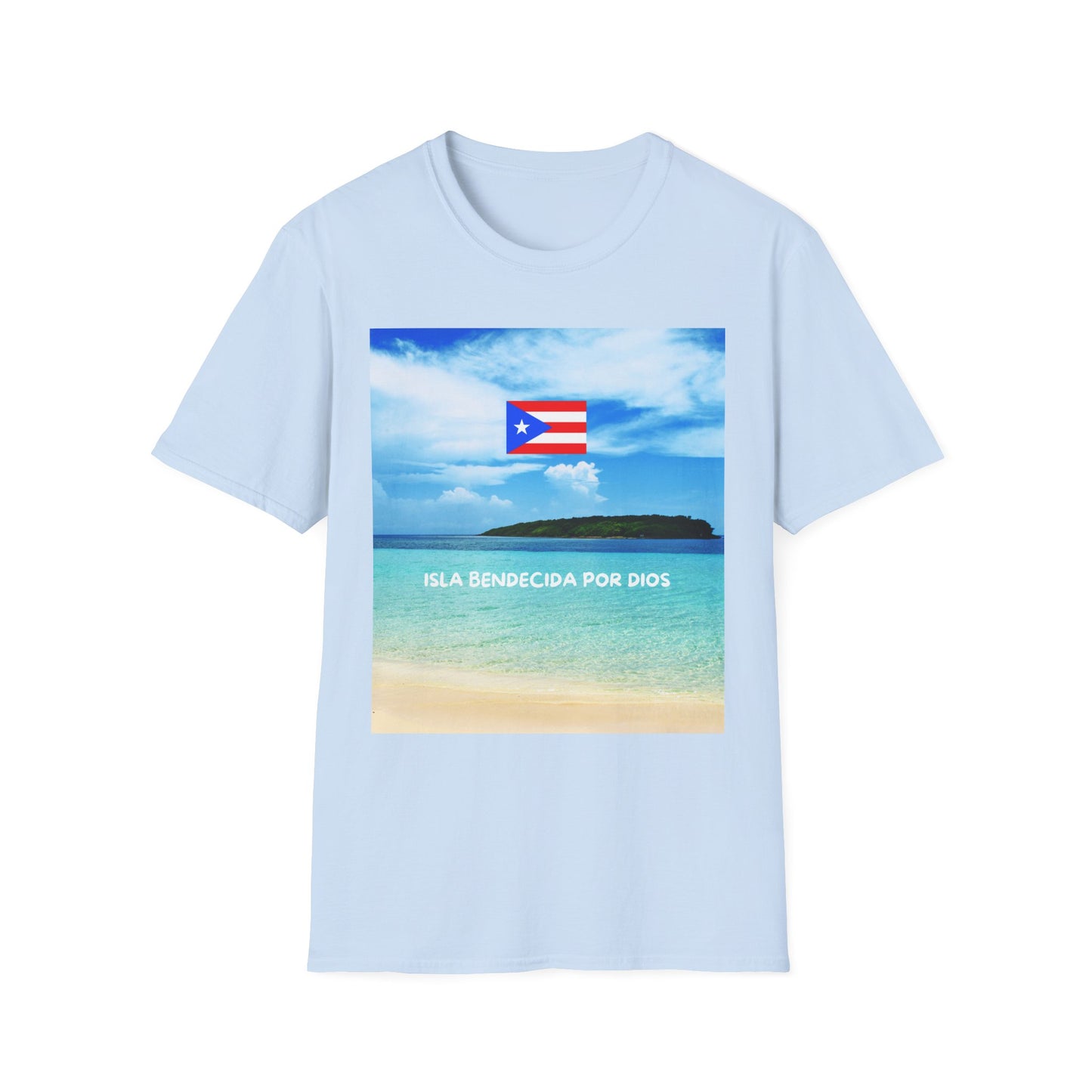 Puerto Rico Pride T-Shirt, Beach Vacation Tee, Unisex Graphic Shirt, Lighthouse Design, Caribbean Summer Wear