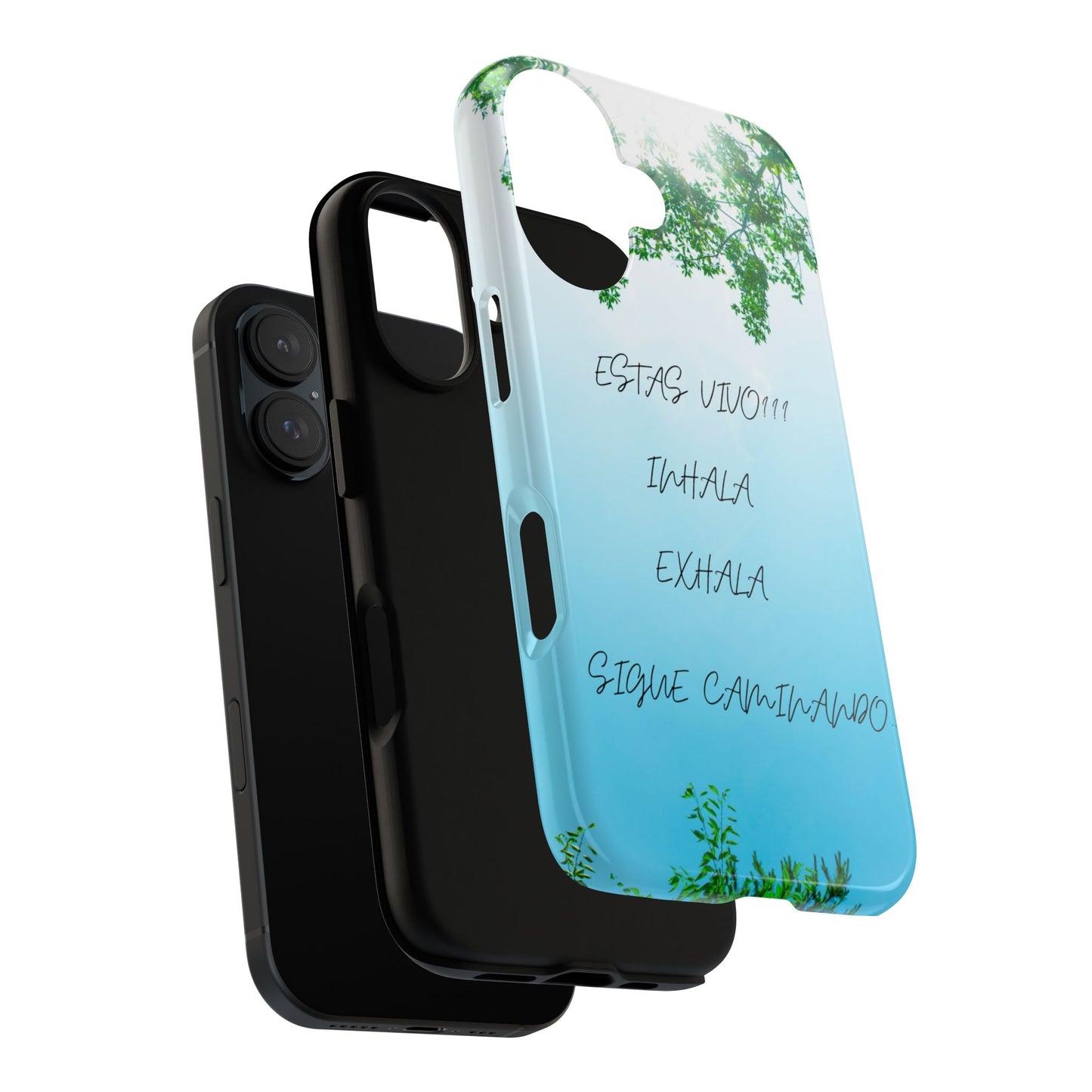 ESTAS VIVO Phone Case with Inspirational Quotes - Tough Cases | Motivational Cover, Unique Gifts, Nature Design, Mindfulness Accessory, Eco-Friendly