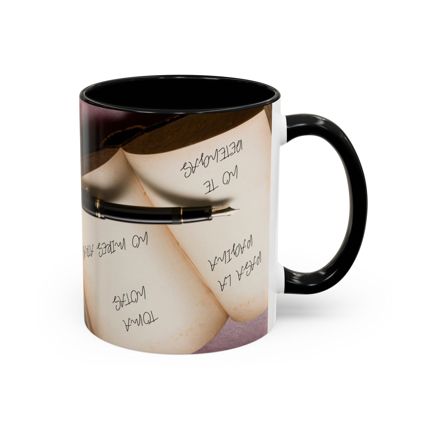 TURN THE PAGE NO TE DETENGAS Inspirational Accent Coffee Mug - Motivational Quotes, Perfect for Home or Office, Gift for Friends, Encouragement, Self-care