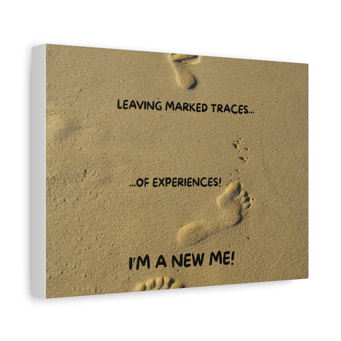 NEW ME IM Inspirational Canvas Art Print, Motivational Wall Decor, New Beginnings Quote, Unique Gift for Home, Modern Wall Decor