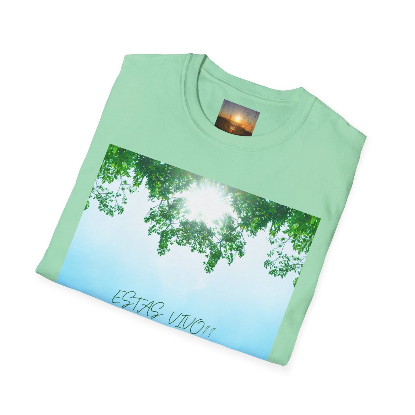 ESTAS VIVO? Serene Nature T-Shirt, Yoga Wear, Mindfulness Tee, Inspirational Shirt, Relaxation Gift, Unisex Summer Top