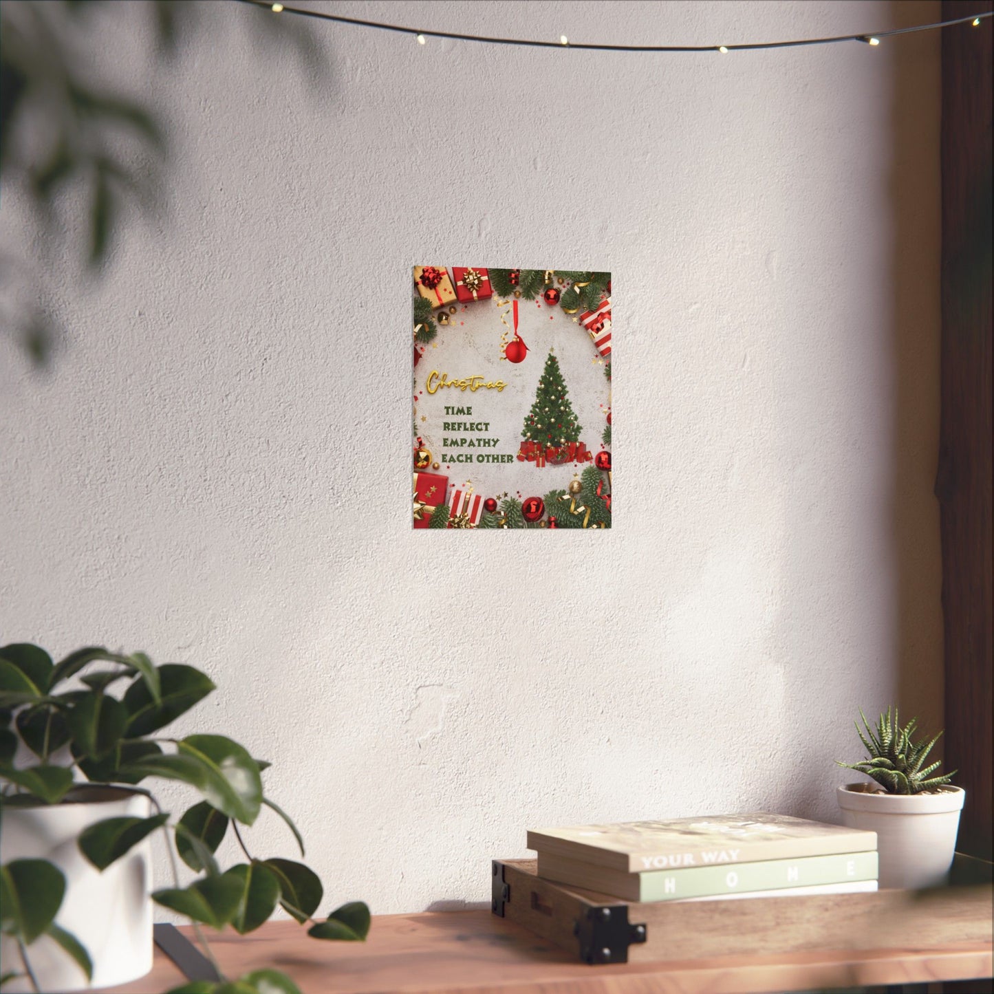 Christmas Themed Matte Vertical Posters, Holiday Wall Decor, Festive Art Print, Seasonal Decor, Gift for Family and Friends