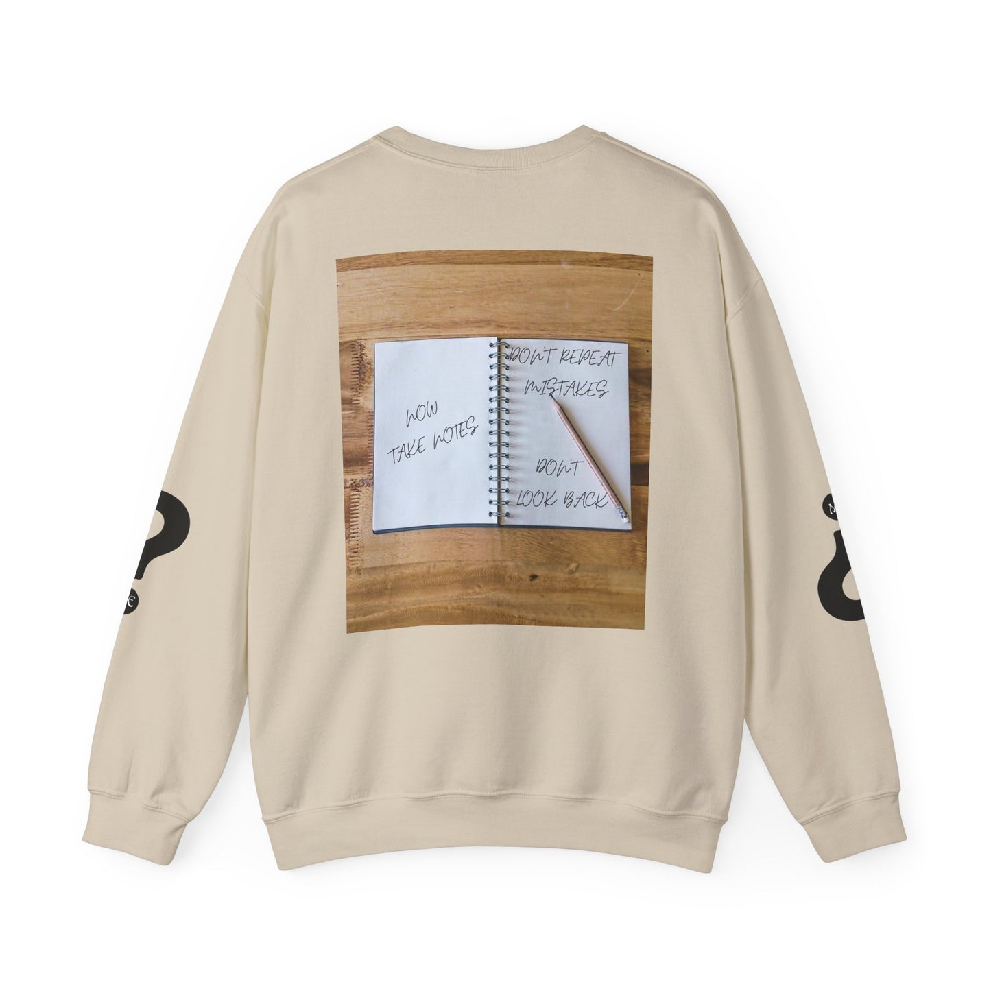 TURN THE PAGE Inspirational Sweatshirt for Note-Takers, Cozy Crewneck, Motivational Gift, Book Lovers, Back-to-School Apparel