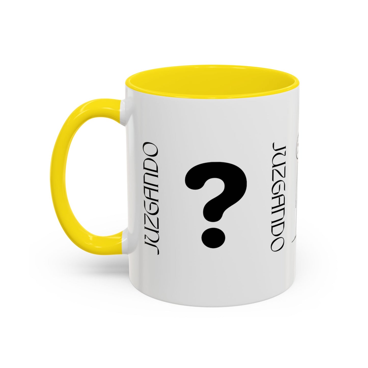 JUZGANDO Coffee Mug for Everyday Laughs, Funny Gift for Coffee Lovers, Quirky Office Mug, Unique Holiday Gift, Playful Drinkware