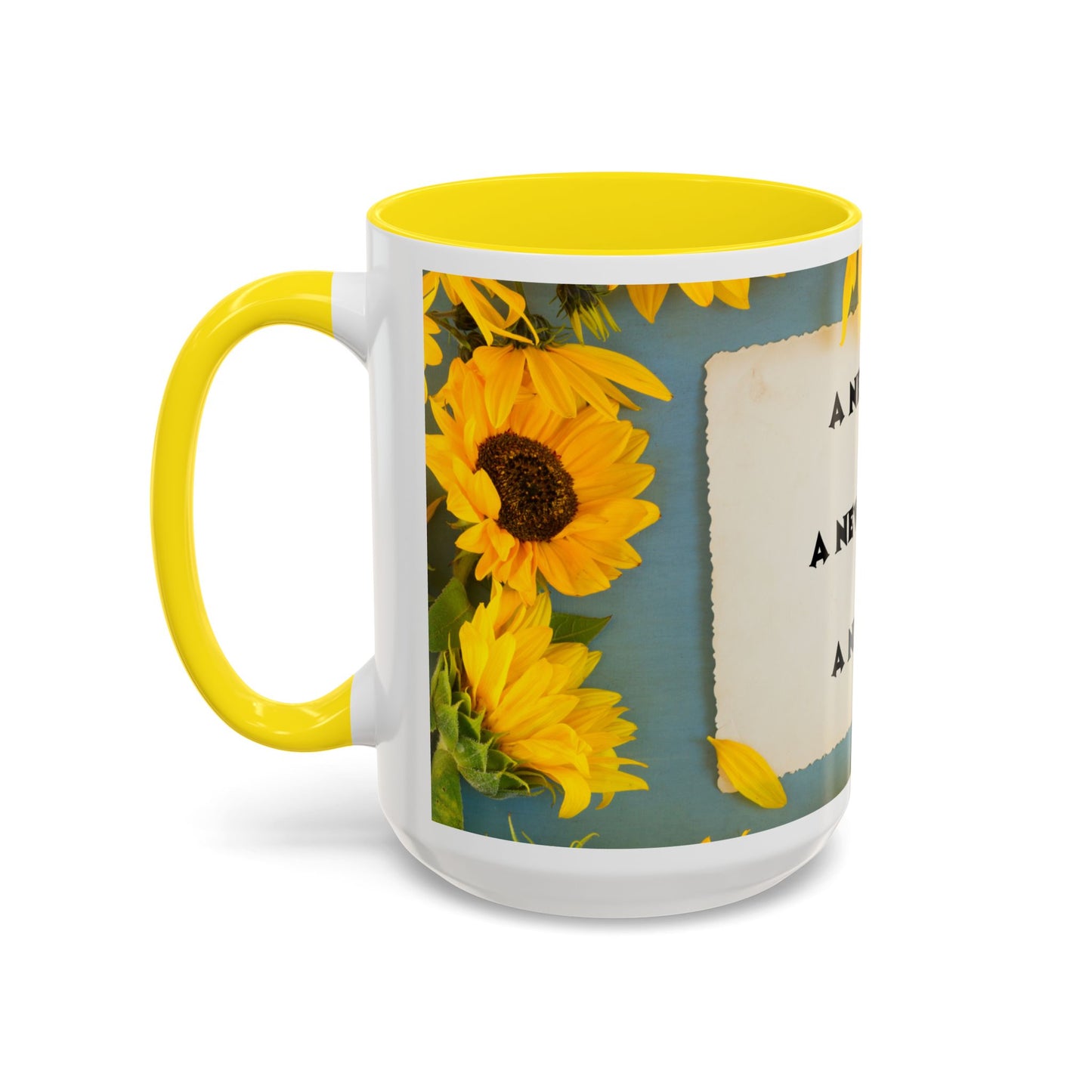 A NEW COFFEE A NEW DAY A NEW ME... Accent Coffee Mug, 11oz