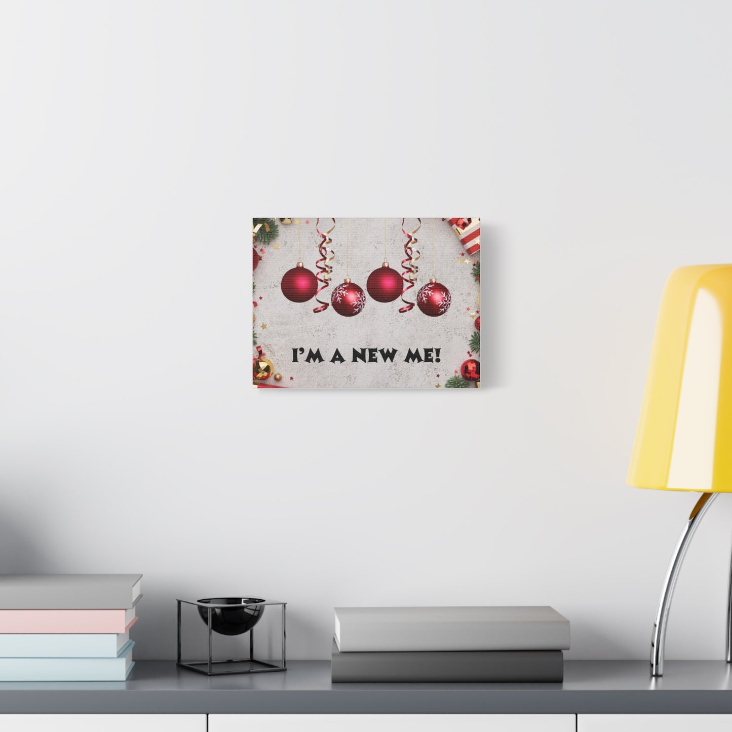 Festive Wall Art, Holiday Décor, Canvas Print, Christmas Home Decoration, New Year Celebrations