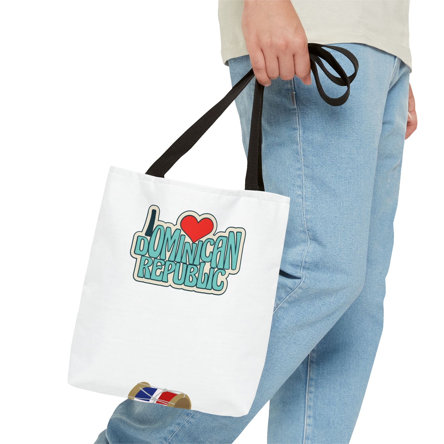 Dominican Republic Love Tote Bag, Vacation Souvenir, Beach Bag, Travel Companion, Gift for Mom, Proud Dominican