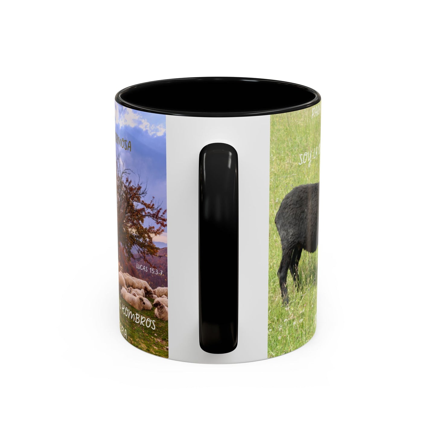 OVEJA NEGRA Personalized Accent Coffee Mug for Sheep Lovers, Custom Birthday Gift, Rustic Farmhouse Decor, Animal Mug, Unique Gift Idea