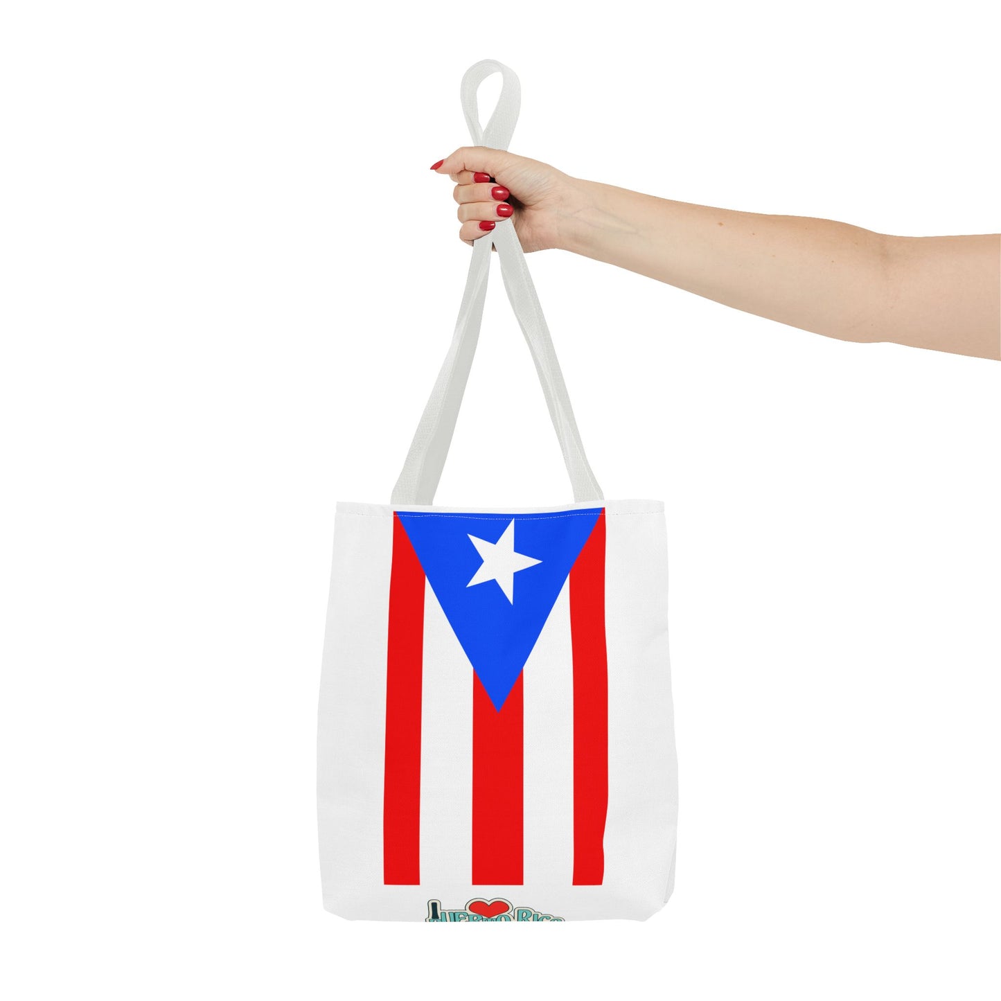 Vibrant Puerto Rican Tote Bag, Beach Carryall, Cultural Shopping Bag, Puerto Rico Pride, Vacation Accessory, Summer Essentials