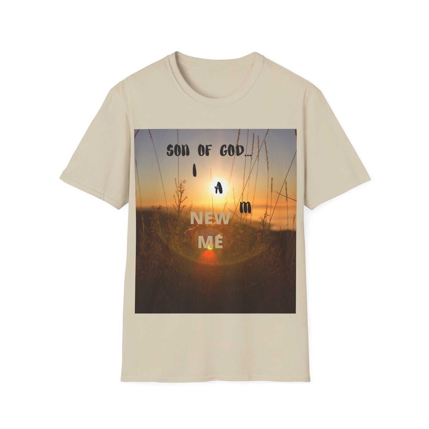 SON OF GOD I AM NEW ME Unisex Softstyle T-Shirt