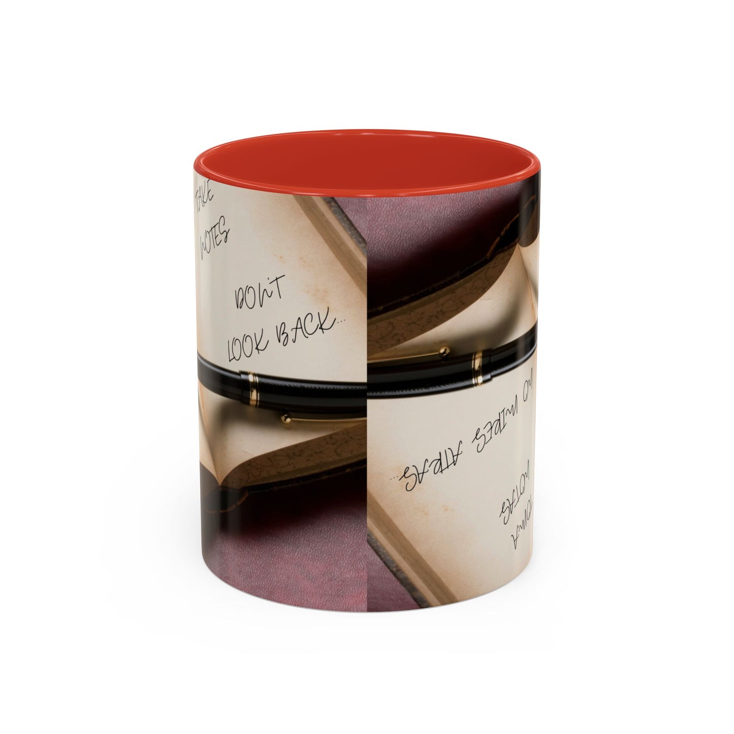 TURN THE PAGE NO TE DETENGAS Inspirational Accent Coffee Mug - Motivational Quotes, Perfect for Home or Office, Gift for Friends, Encouragement, Self-care