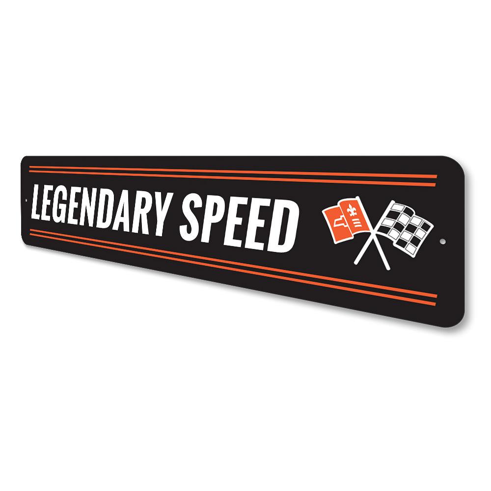 Legendary Speed Chevy Corvette Sign