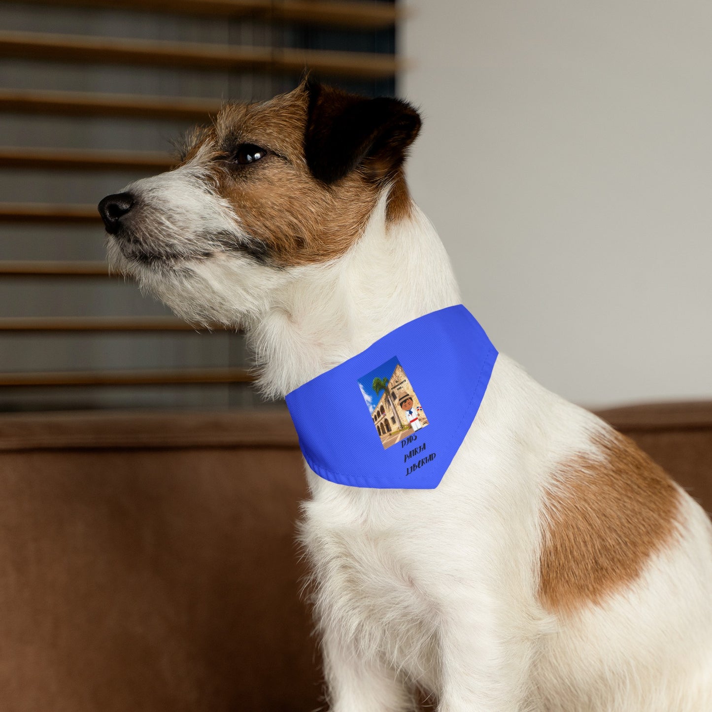 DIOS PATRIA LIBERTAD EL DOMINICANITO ESE Pet Bandana Collar