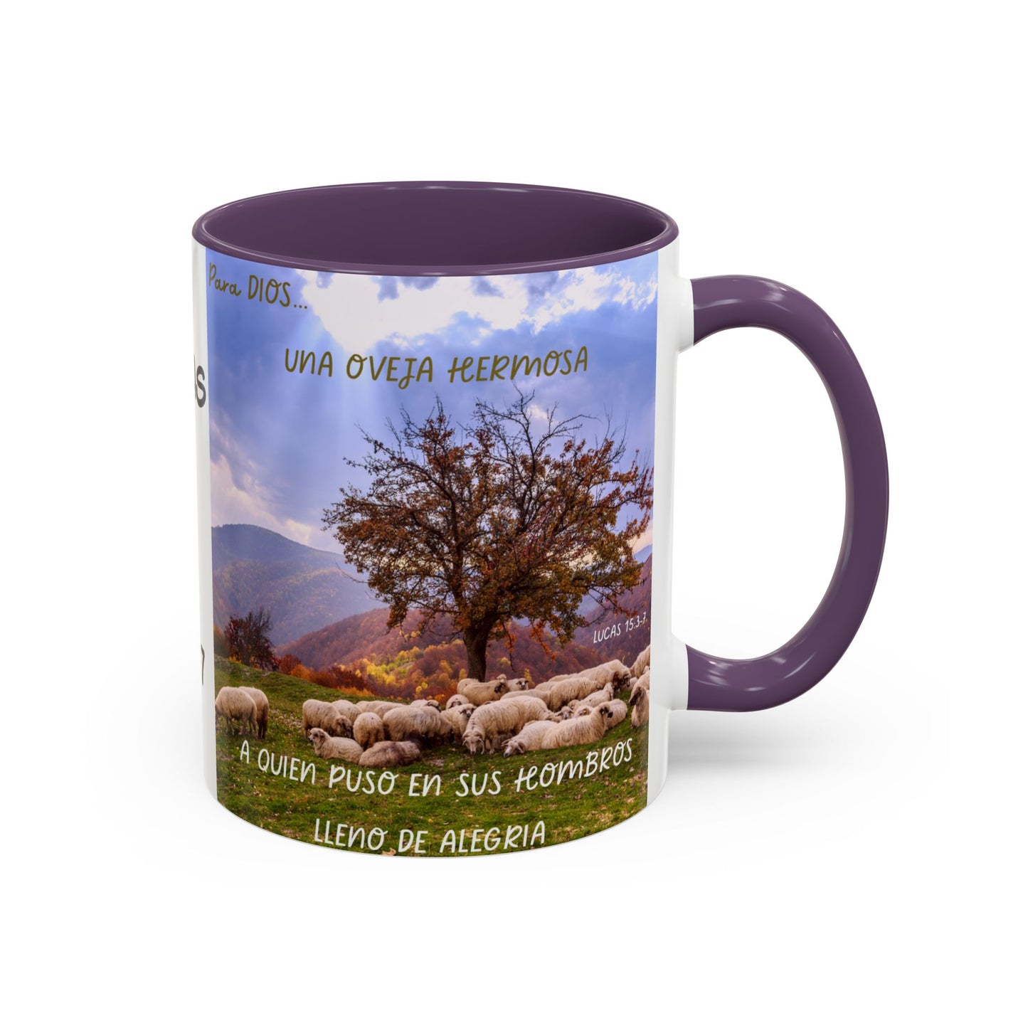OVEJA NEGRA Personalized Accent Coffee Mug for Sheep Lovers, Custom Birthday Gift, Rustic Farmhouse Decor, Animal Mug, Unique Gift Idea