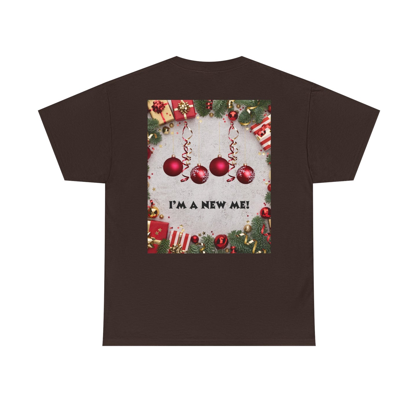 Christmas-Themed Unisex Heavy Cotton Tee, Holiday Gift, Festive Apparel, Family Gatherings, New Year Celebrations, Cute Christmas Shirt