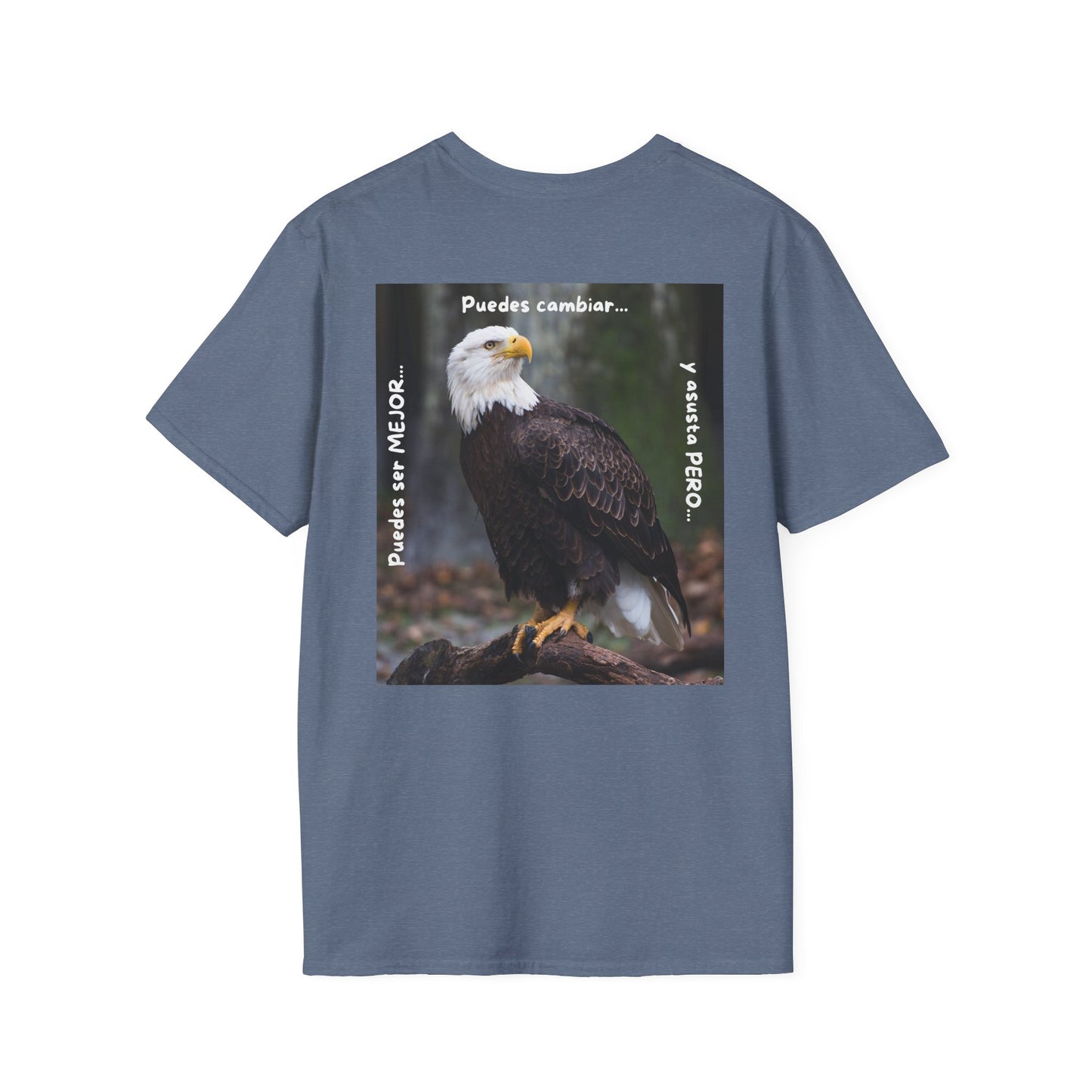Puedes ser MEJOR Inspirational Eagle T-Shirt, Motivational Aviary Tee, Unisex Graphic Shirt, Perfect Gift for Nature Lovers