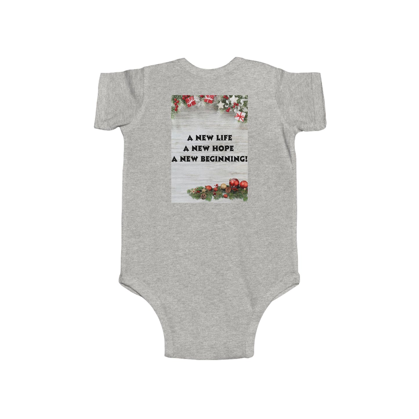 Christmas-Themed Infant Bodysuit, New Baby Gift, Holiday Outfit, New Year, Baby Shower, Cute Baby Clothes