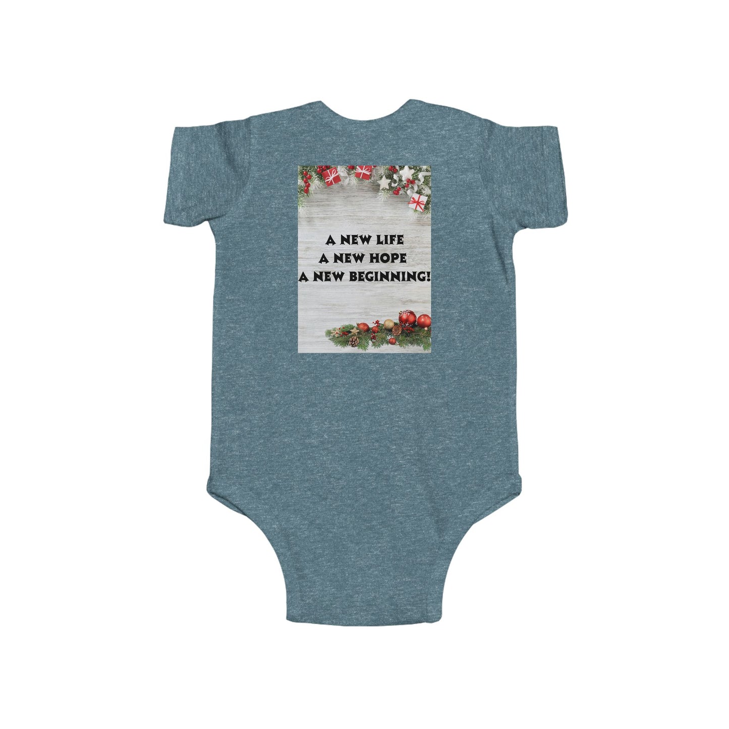 Christmas-Themed Infant Bodysuit, New Baby Gift, Holiday Outfit, New Year, Baby Shower, Cute Baby Clothes