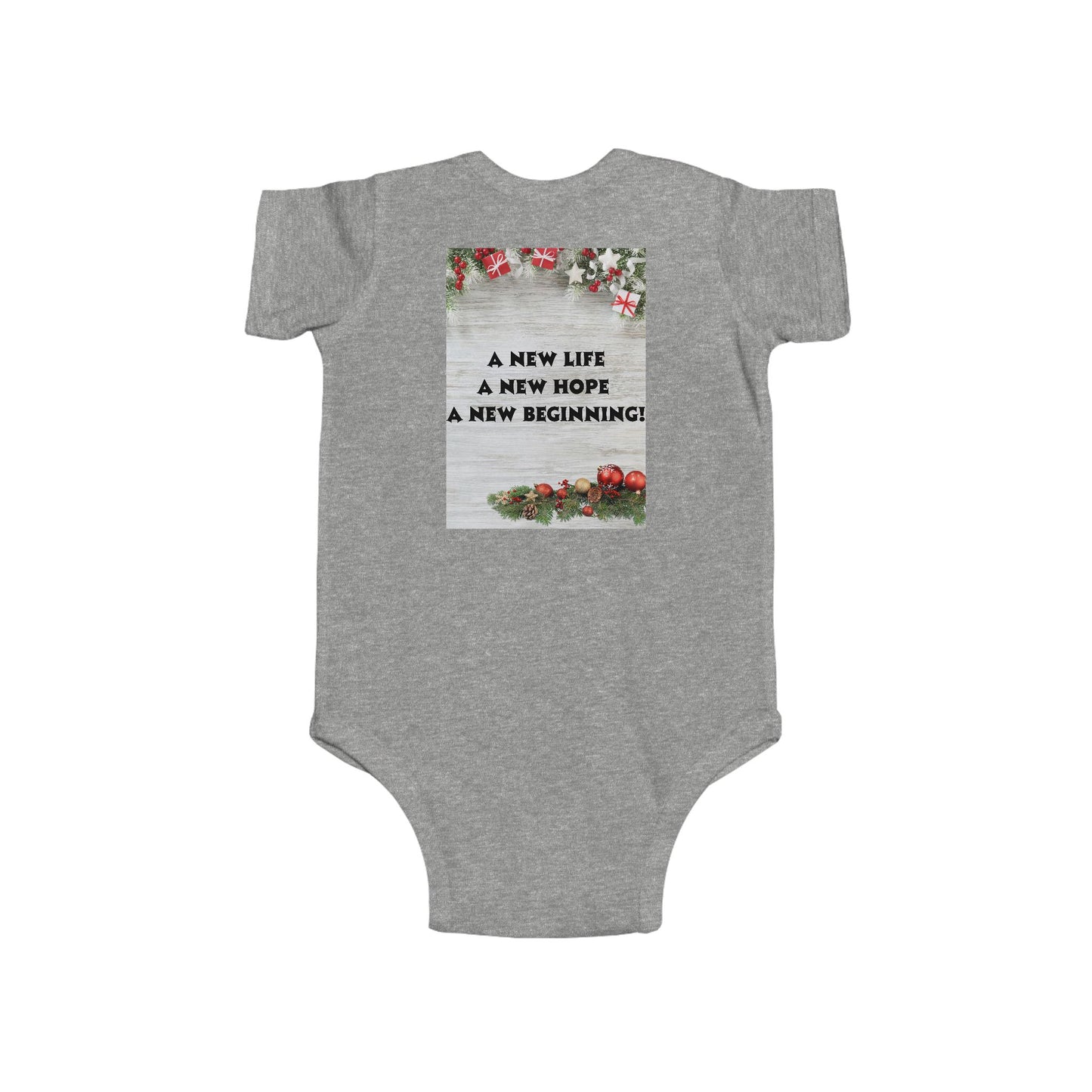 Christmas-Themed Infant Bodysuit, New Baby Gift, Holiday Outfit, New Year, Baby Shower, Cute Baby Clothes