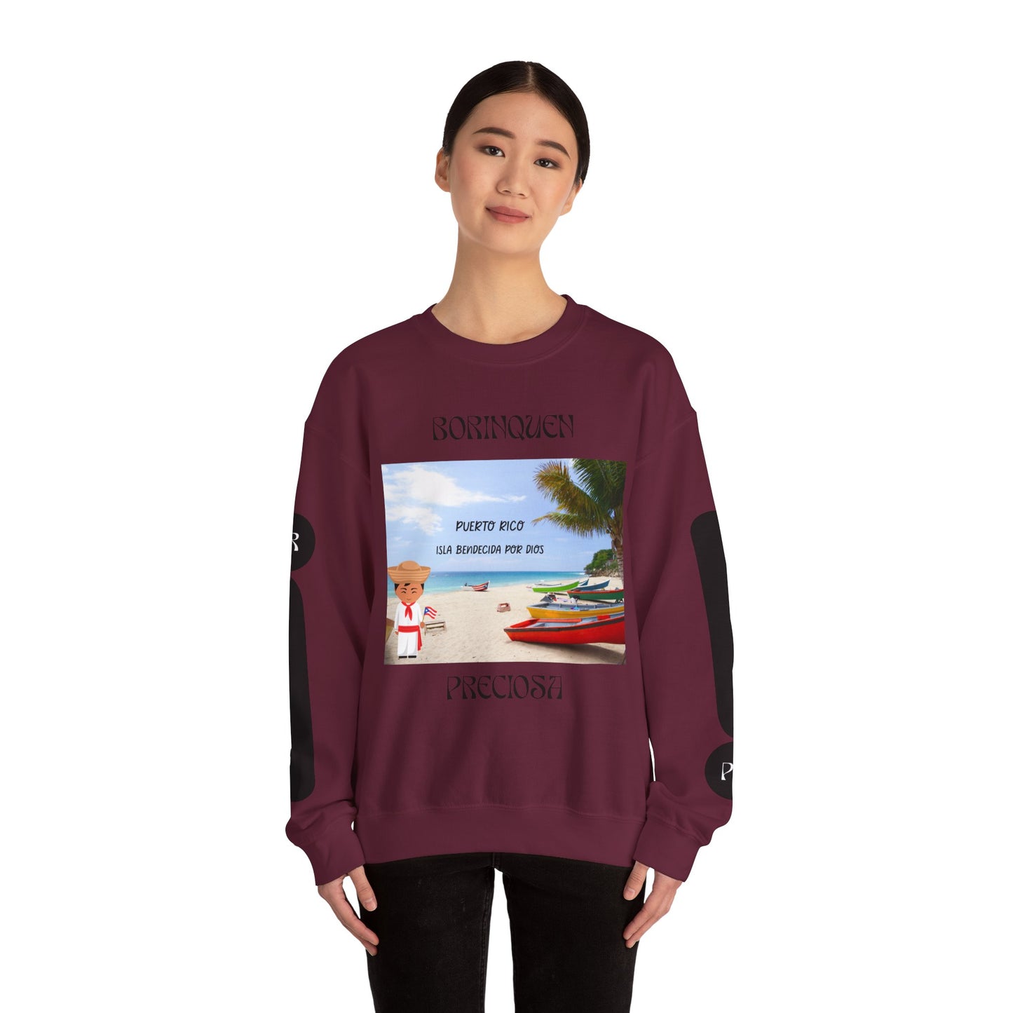PUERTO RICO Unisex Heavy Blend™ Crewneck Sweatshirt
