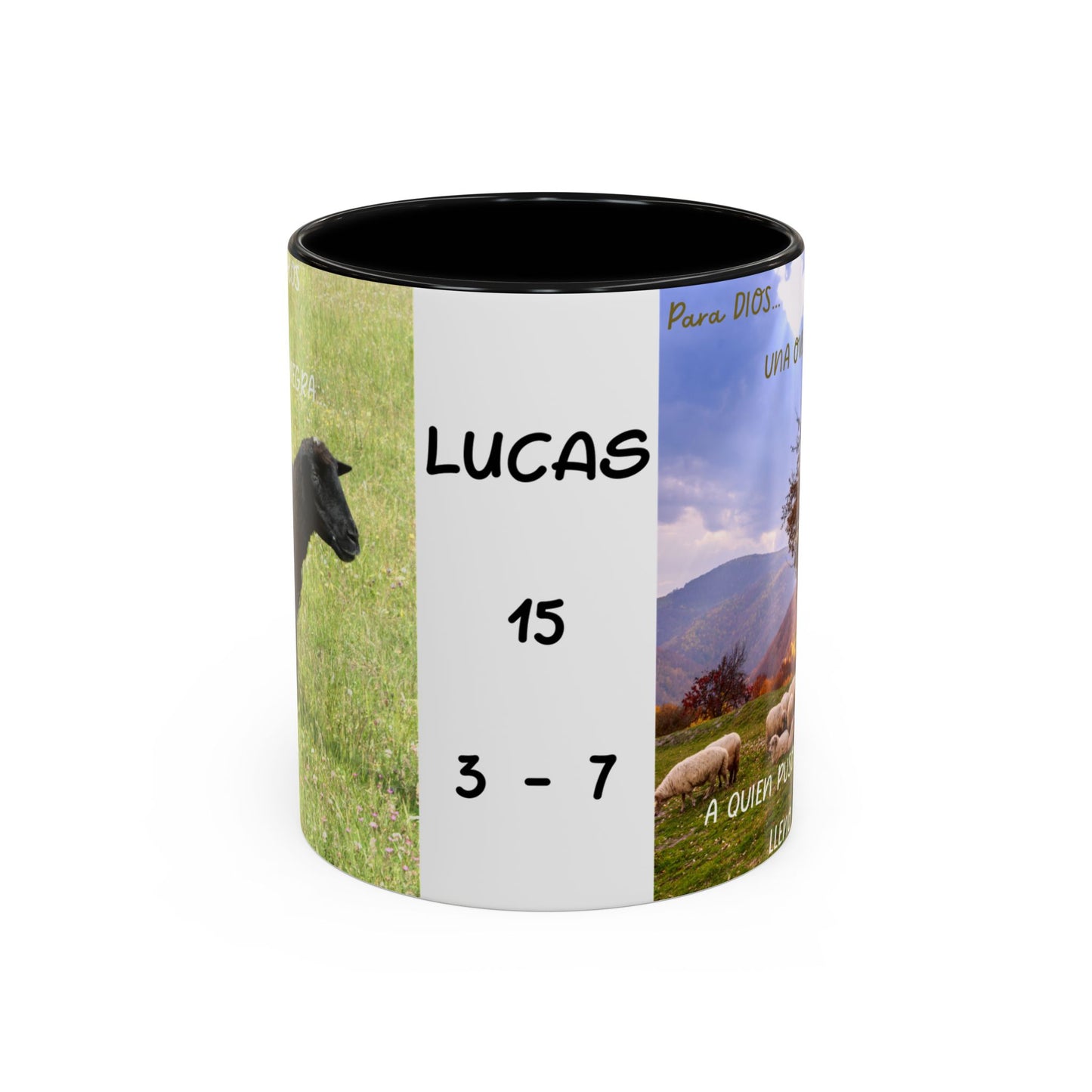OVEJA NEGRA Personalized Accent Coffee Mug for Sheep Lovers, Custom Birthday Gift, Rustic Farmhouse Decor, Animal Mug, Unique Gift Idea