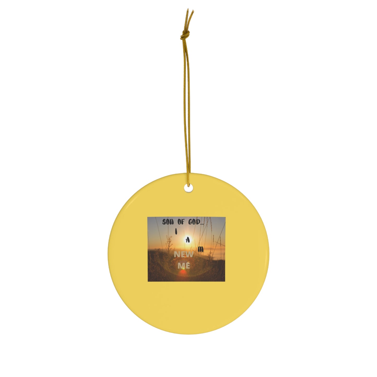 SON OF GOD Ceramic Ornament, 4 Shapes