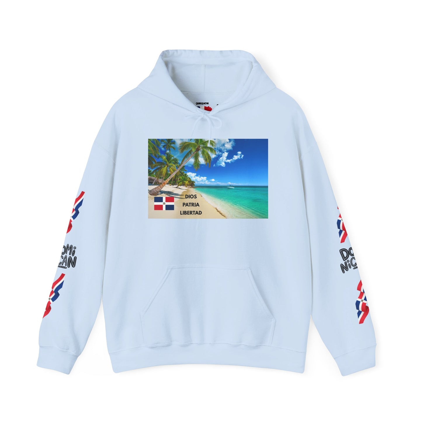 Dominican Republic Hoodie, Tropical Vibe Sweatshirt, Unisex Travel Apparel, Beach Lover Gift, Cultural Heritage Clothing
