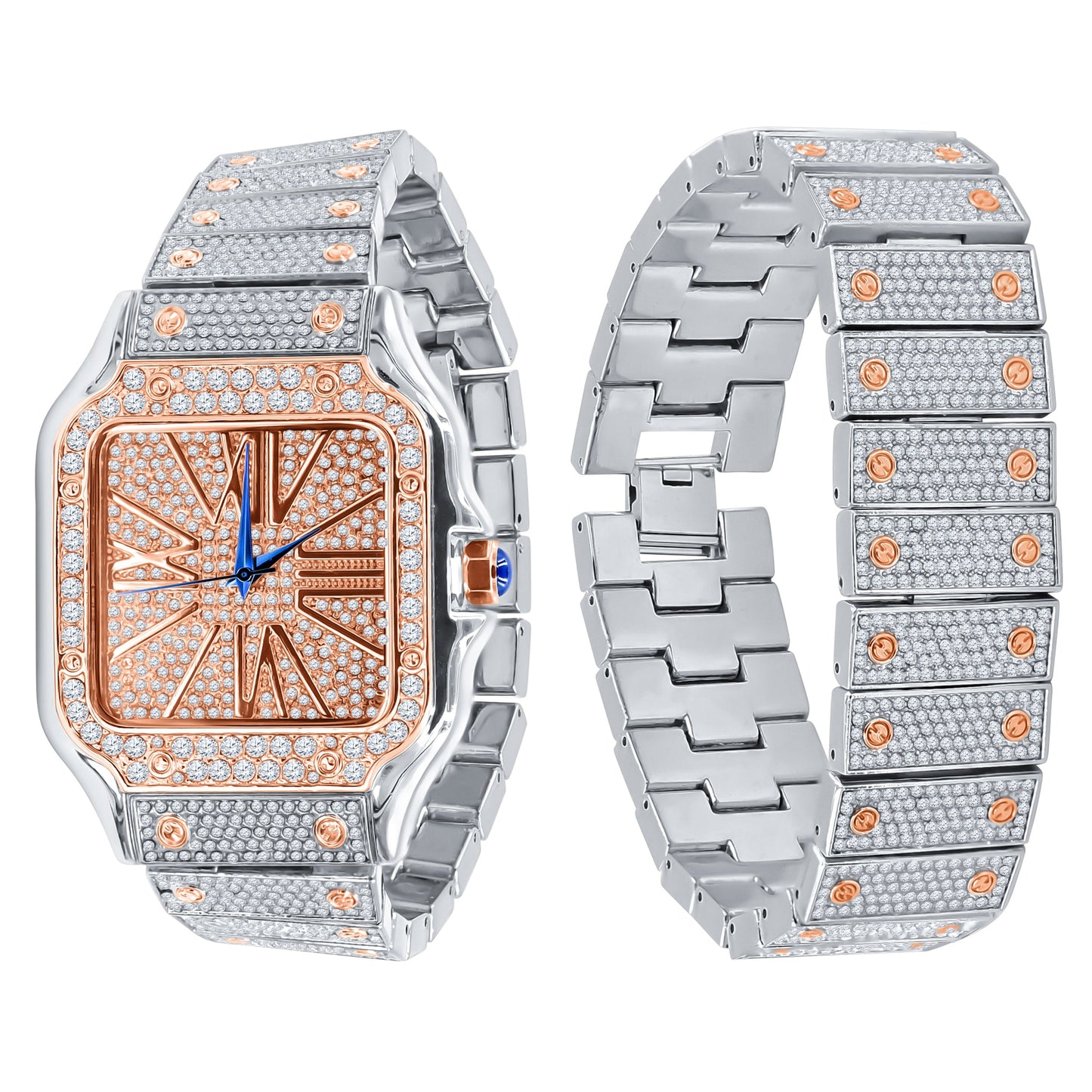 STAINLESS STEEL CRYSTAL WATCH SET | 5307418