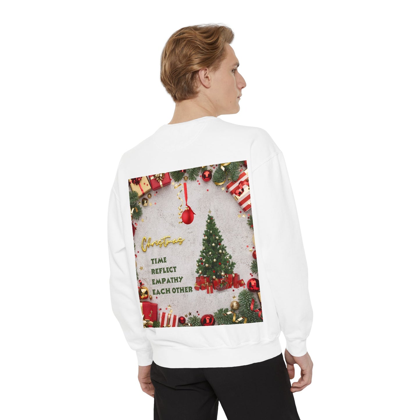 Cozy Holiday Sweatshirt - A New Life, New Hope, New Beginning, Christmas Gift, Unisex Apparel, Festive Wear, Winter Fashion