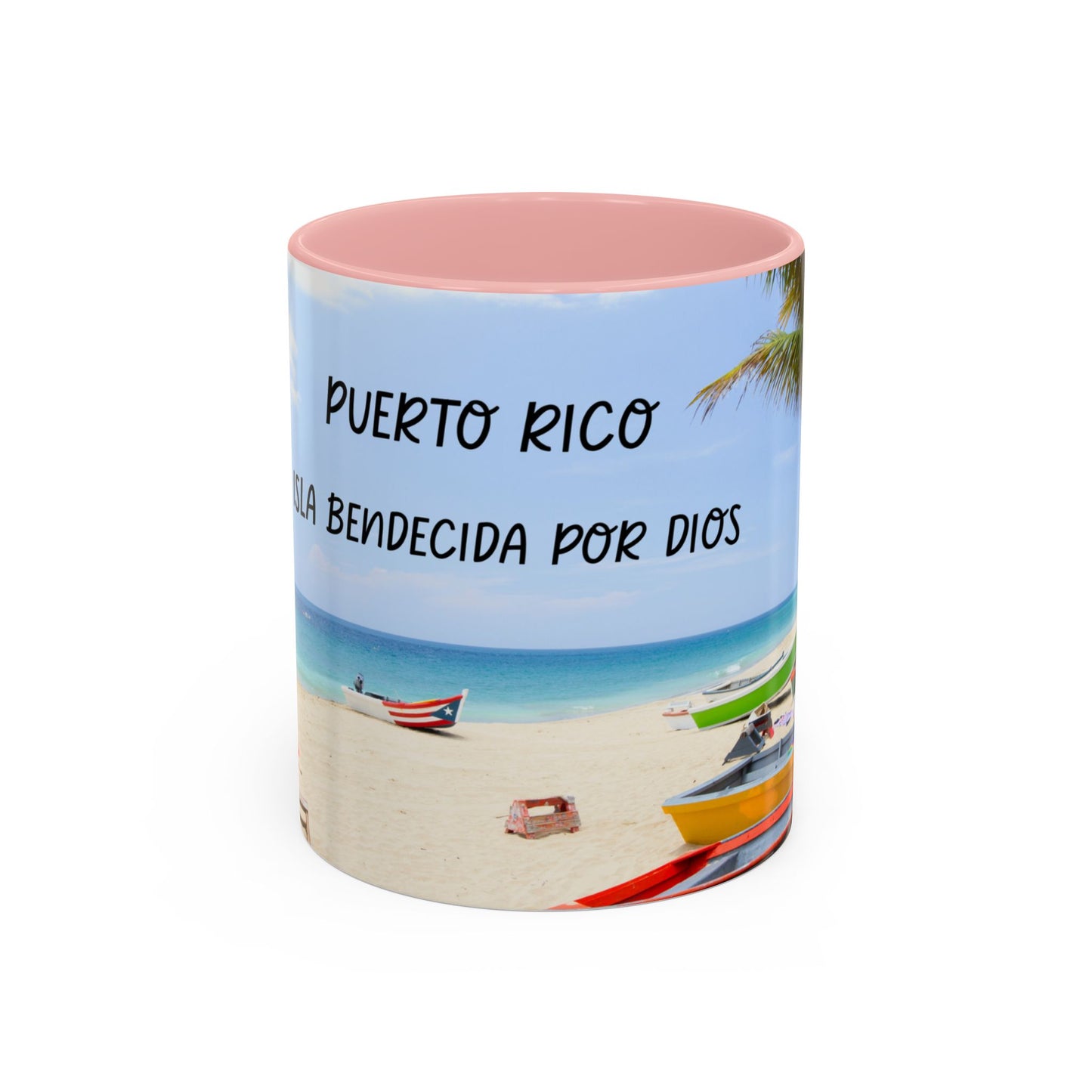 Puerto Rico Accent Coffee Mug - Tropical Beach Vibes, Travel Gift, Summer Decor, Coffee Lover's Cup, Unique Mug for Her