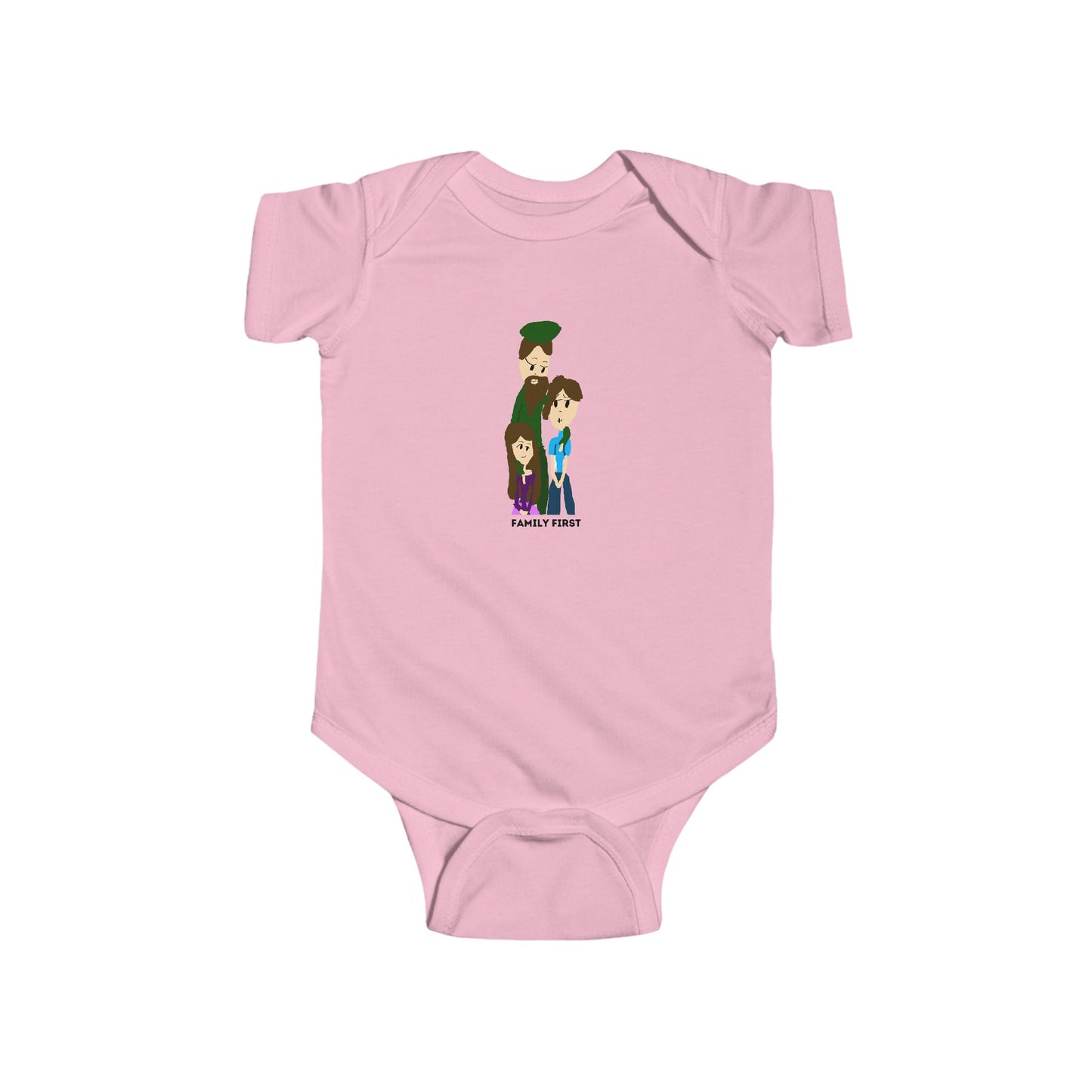 FAMILY FIRST ISAAC IDYER ARTS DESINGS Infant Fine Jersey Bodysuit