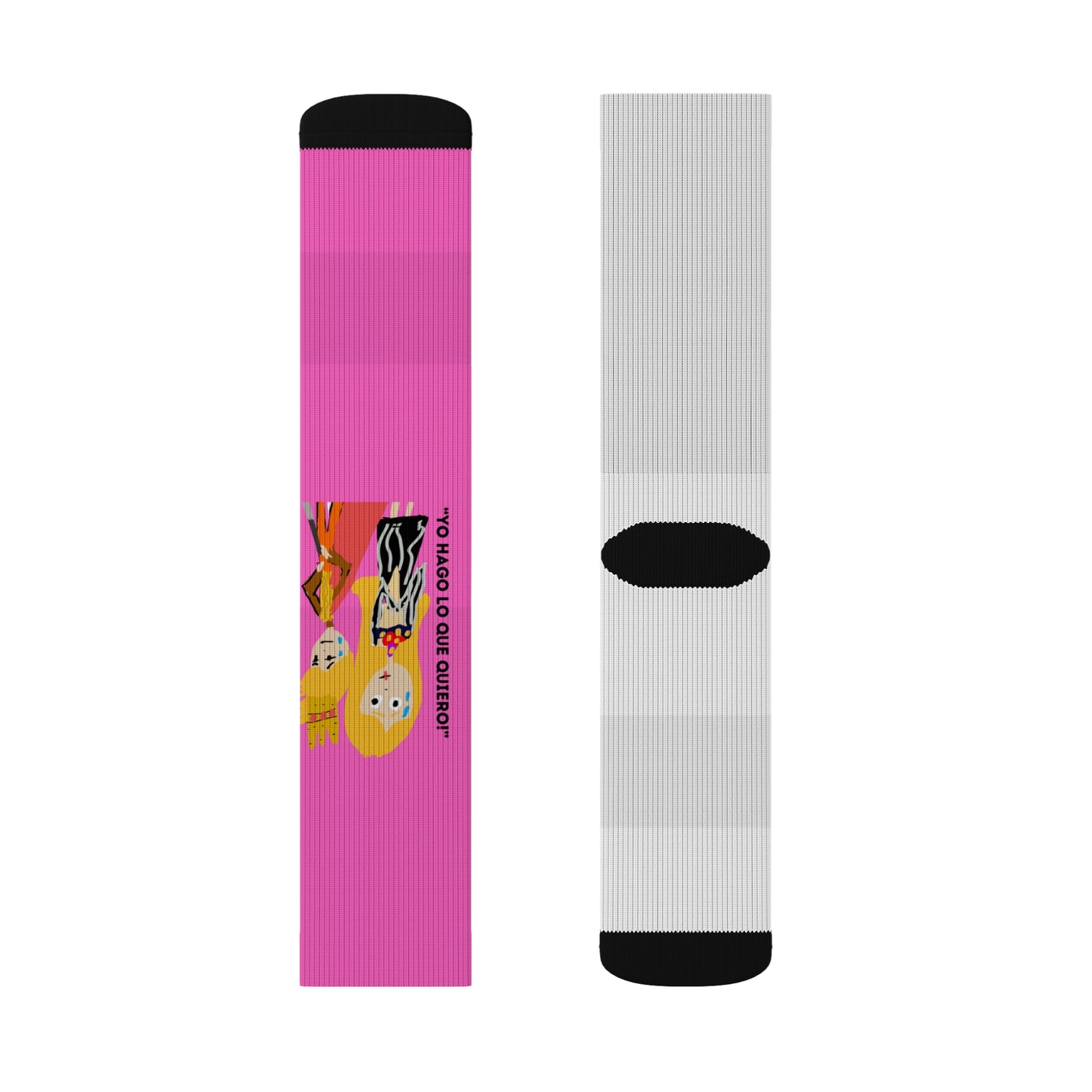 YO HAGO LO QUE QUIERO ISAAC IDYER ARTS DESINGS Sublimation Socks