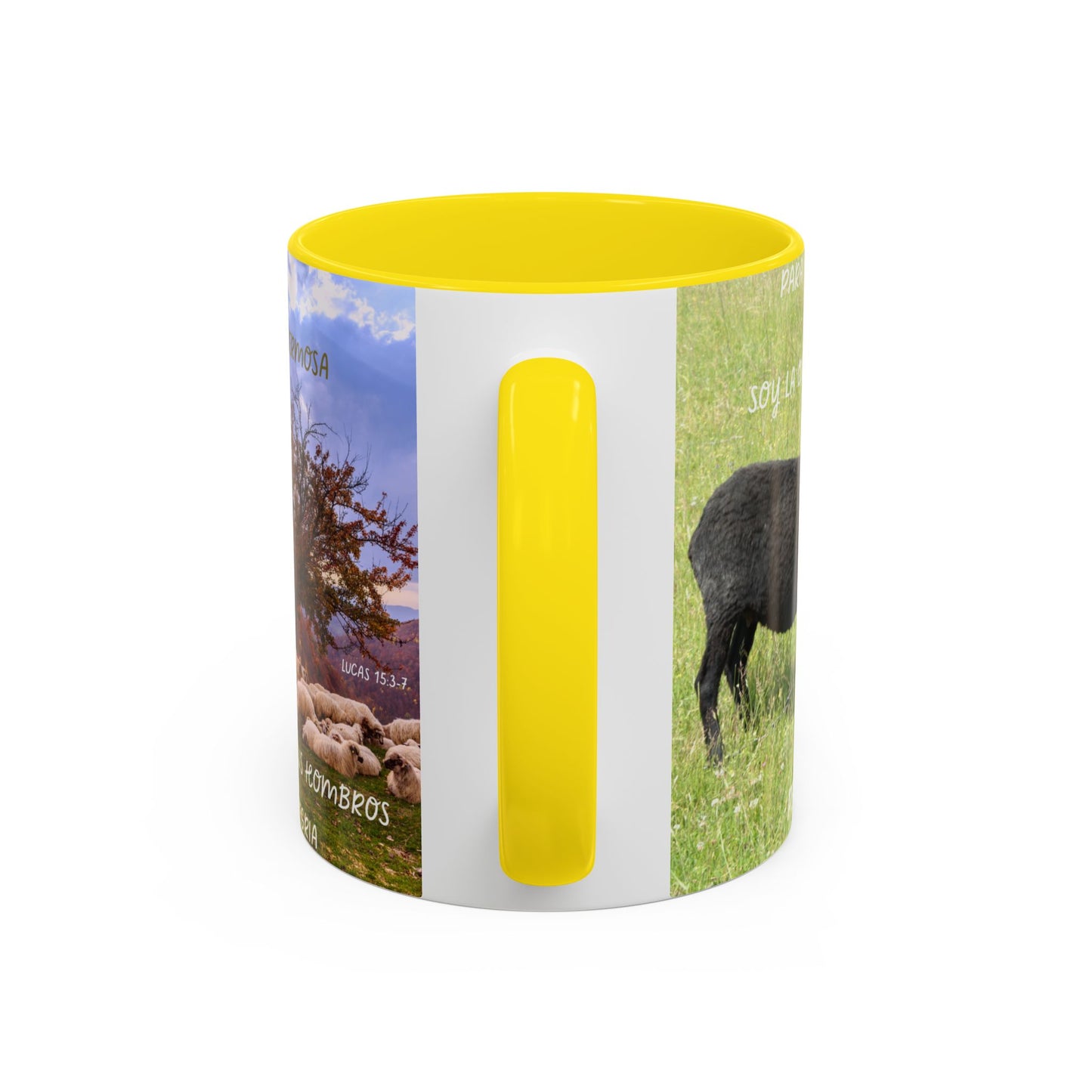 OVEJA NEGRA Personalized Accent Coffee Mug for Sheep Lovers, Custom Birthday Gift, Rustic Farmhouse Decor, Animal Mug, Unique Gift Idea