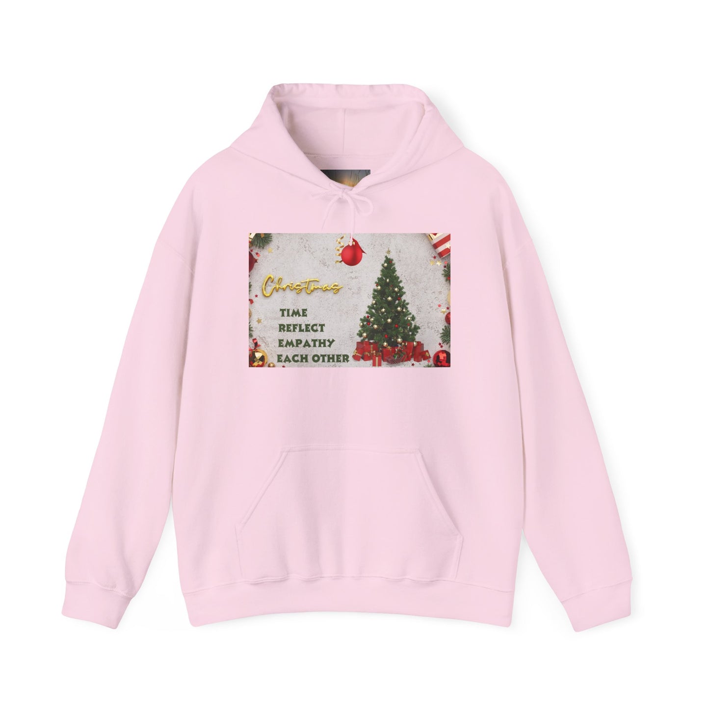 Christmas Vibe Hoodie, Festive Sweatshirt for Holiday Celebrations, Cozy Gift for Friends and Family, Unisex Winter Wear, Reflect Empathy
