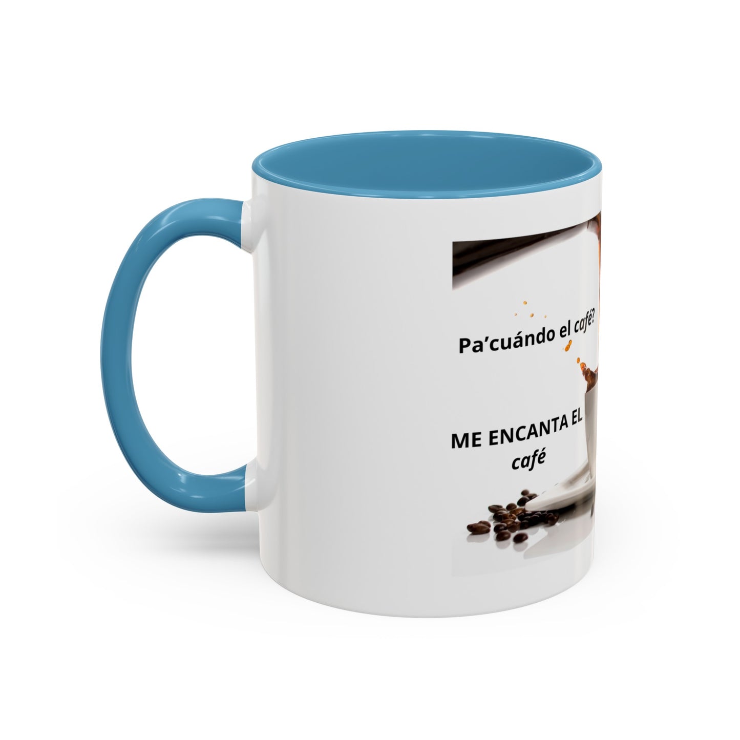 NEW ME IM AMO EL café Accent Coffee Mug (11, 15oz)