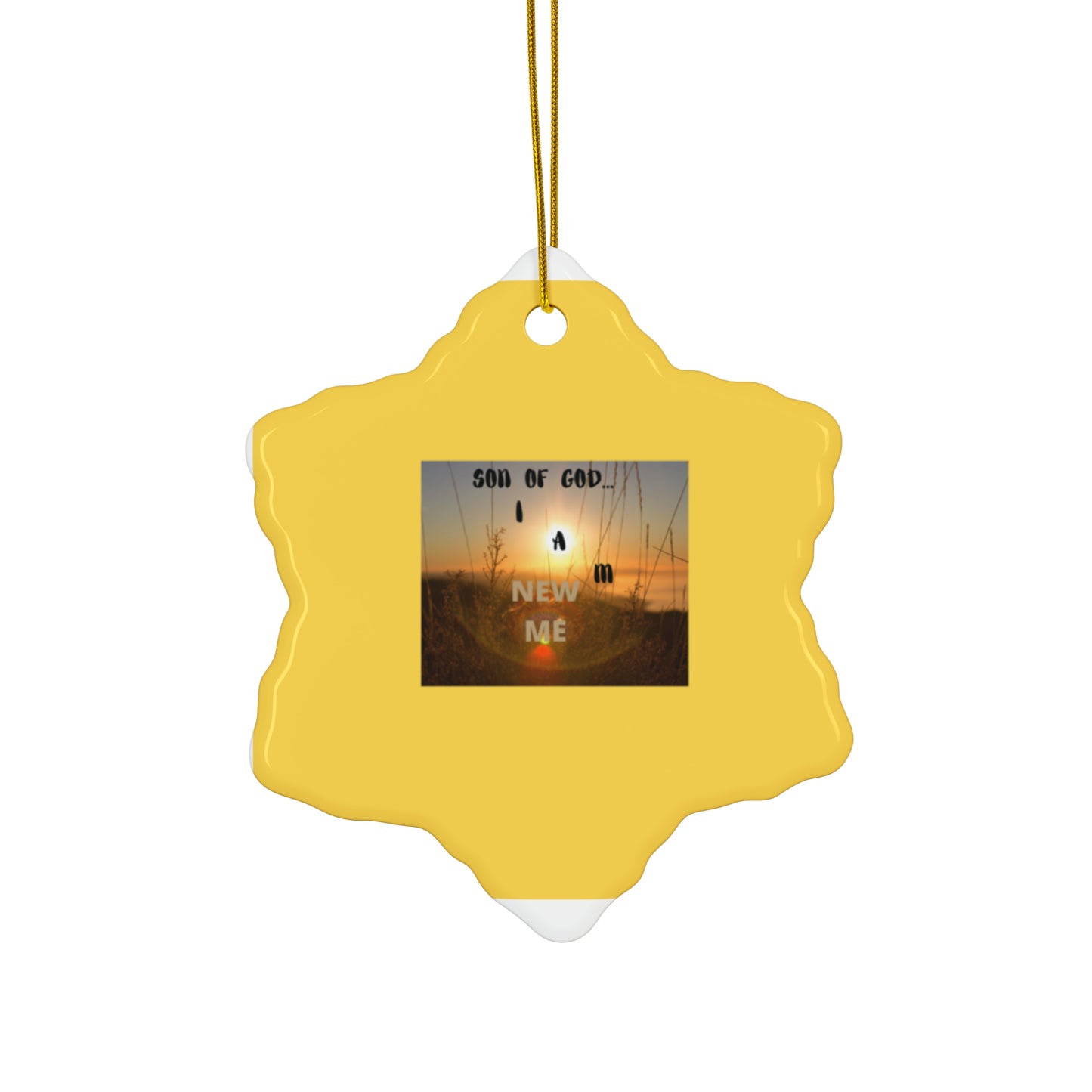 SON OF GOD Ceramic Ornament, 4 Shapes