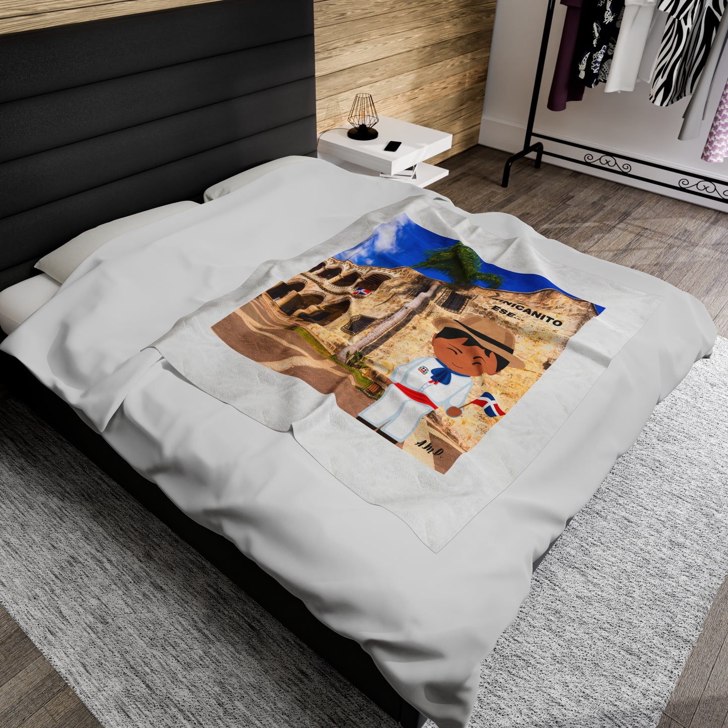 EL DOMINICANITO ESE Velveteen Plush Blanket