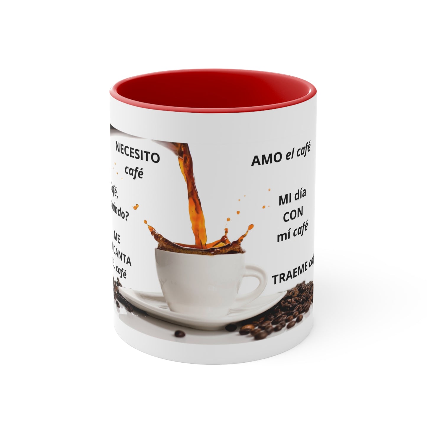 NEW ME IM AMO EL Café Accent Mugs