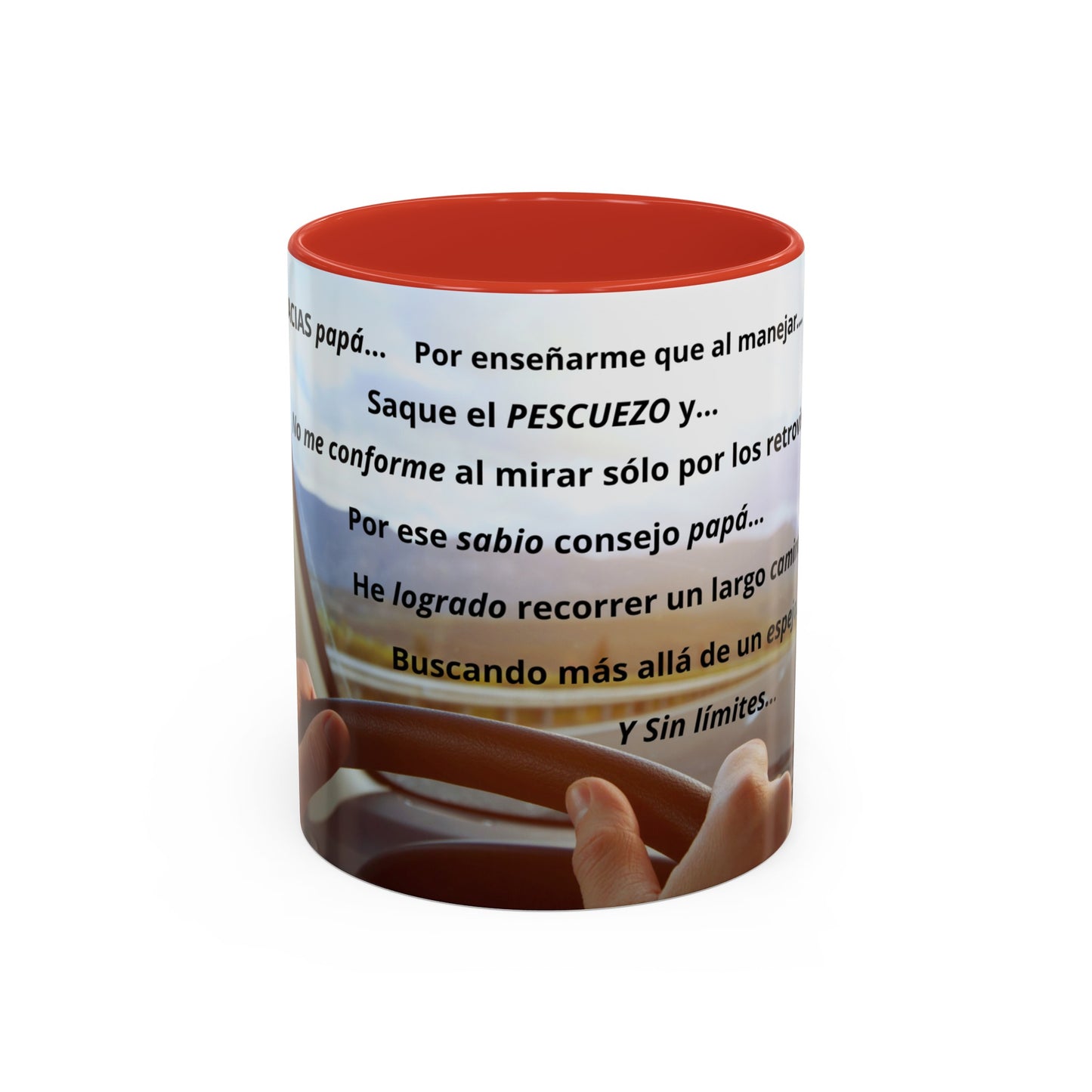 Gracias papá Accent Coffee Mug (11, 15oz)