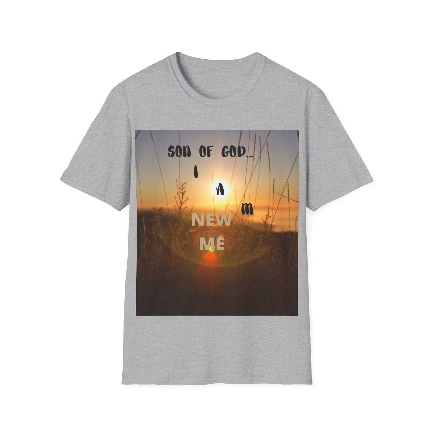 SON OF GOD I AM NEW ME Unisex Softstyle T-Shirt